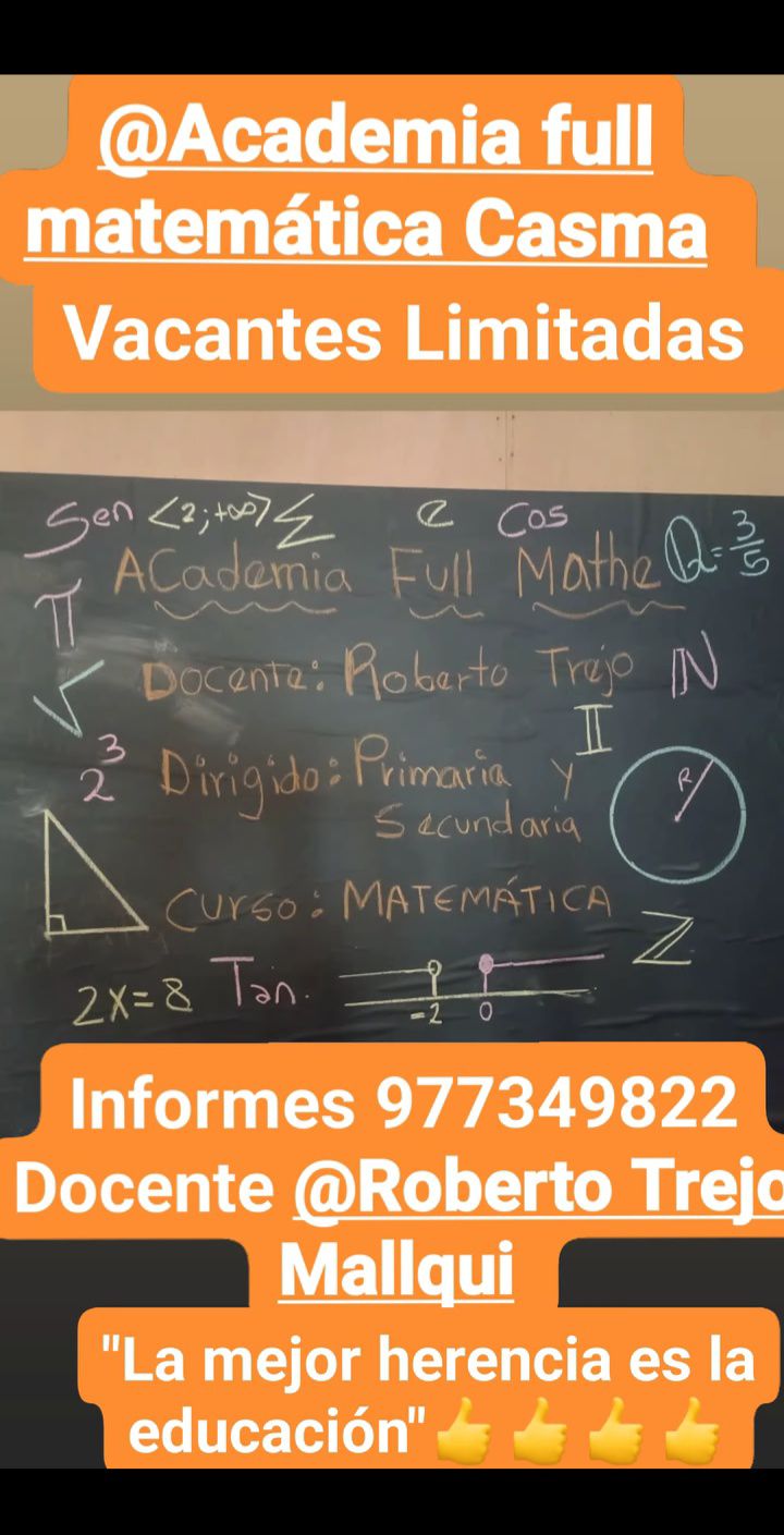 Academia full matemática Casma | Casma