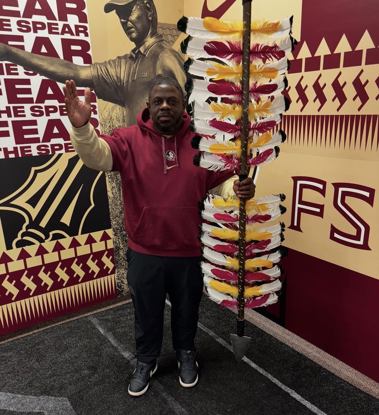 Bigg - First look at Coach Devin Rispress in the garnet and gold of his ...
