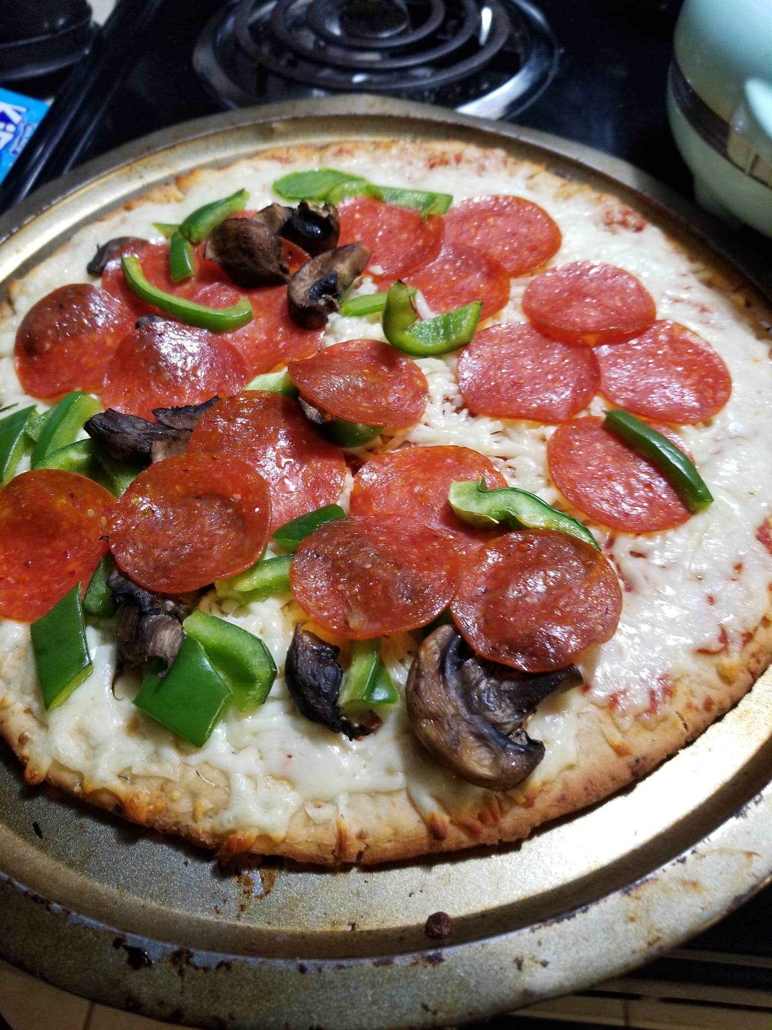 Aldi veggie pizza has unexpected onions