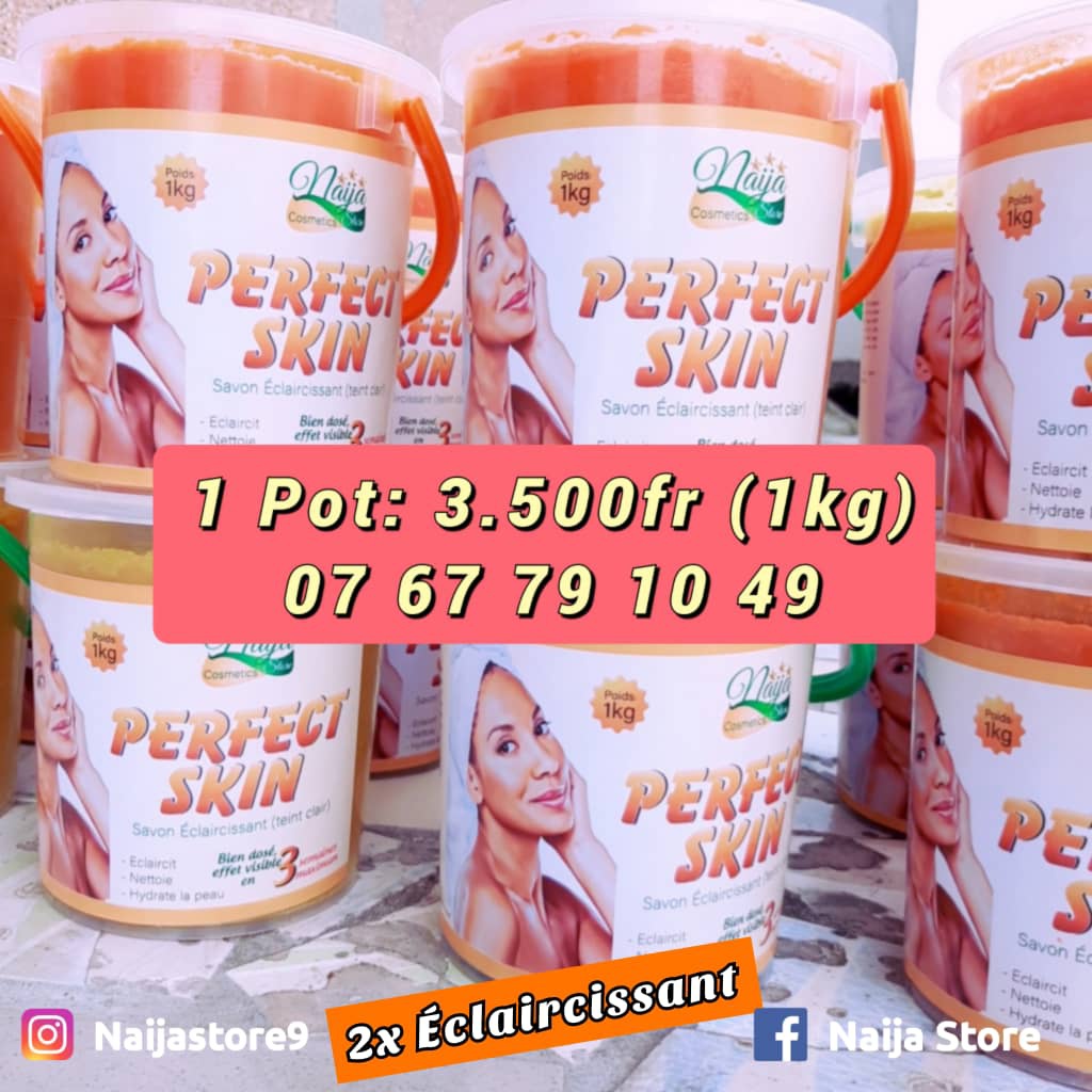Savon Éclaircissant Noir Du Nigeria - 400g - Pour Tous Types De Peau - Marque Jackson - Neuf