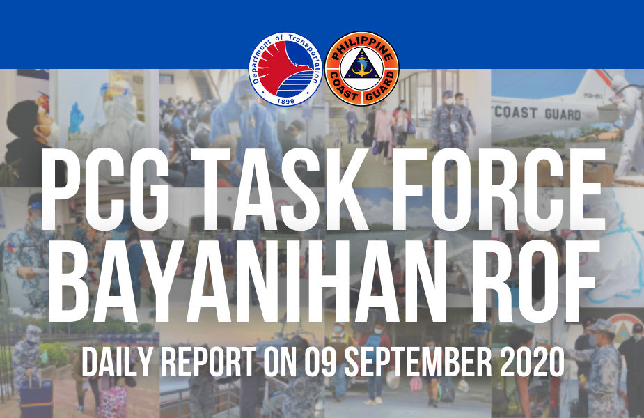 PCG WORKS: On 09 September 2020,... - Philippine Coast Guard