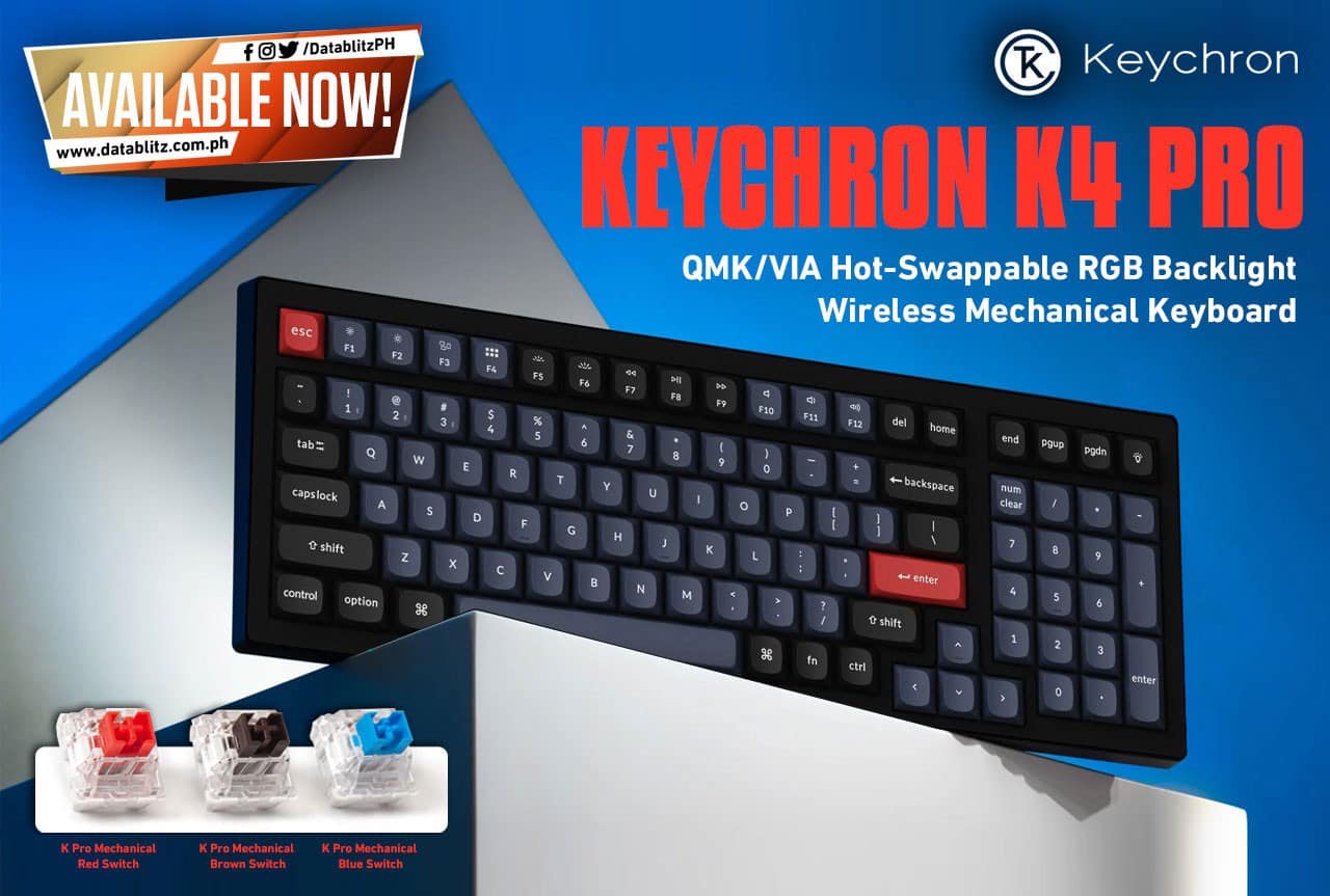 DataBlitz - EFFICIENT TYPING EXPERIENCE. Keychron K4 Pro... | Facebook