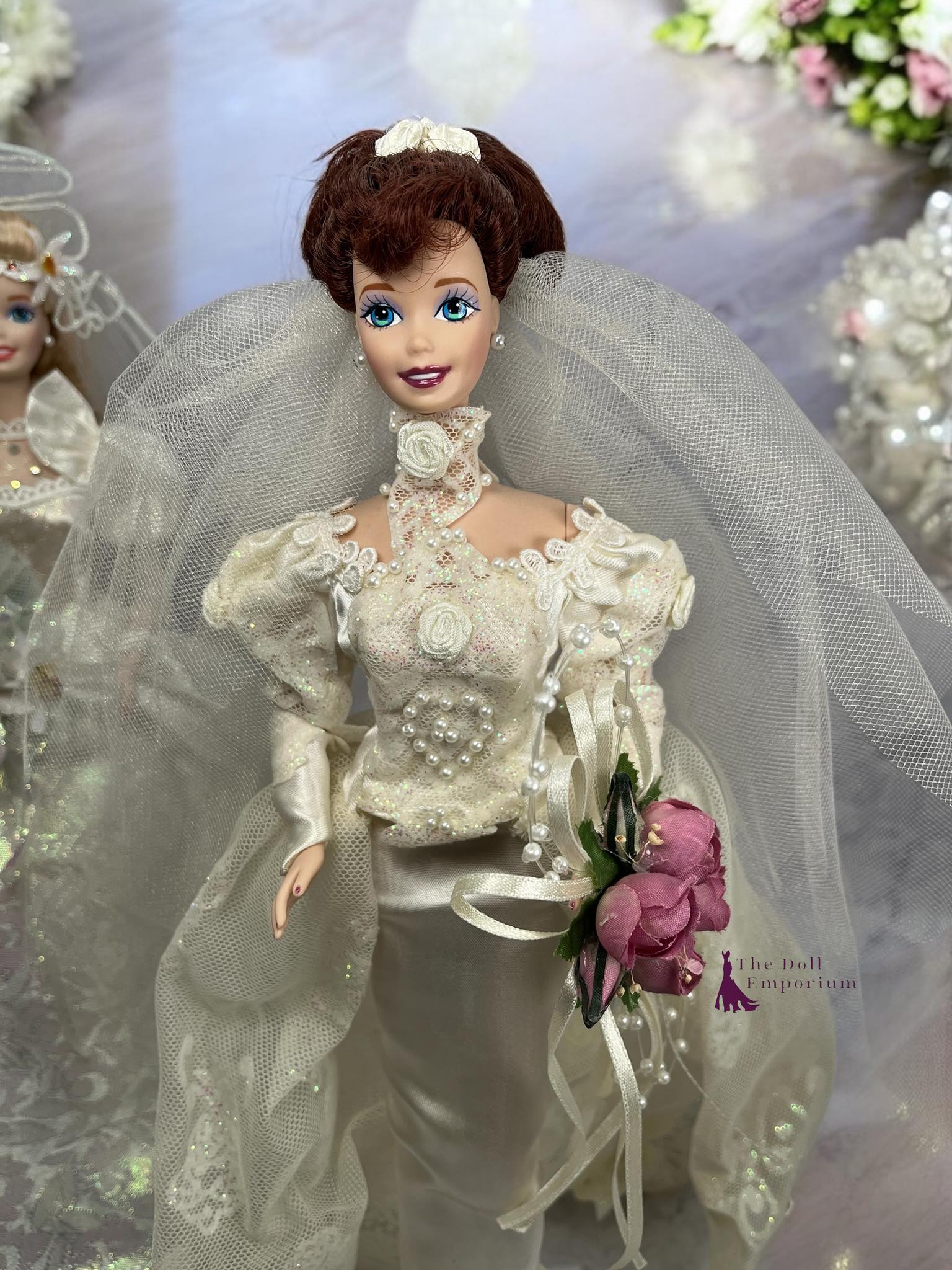 1996 Barbie Romantic Rose Bride doll