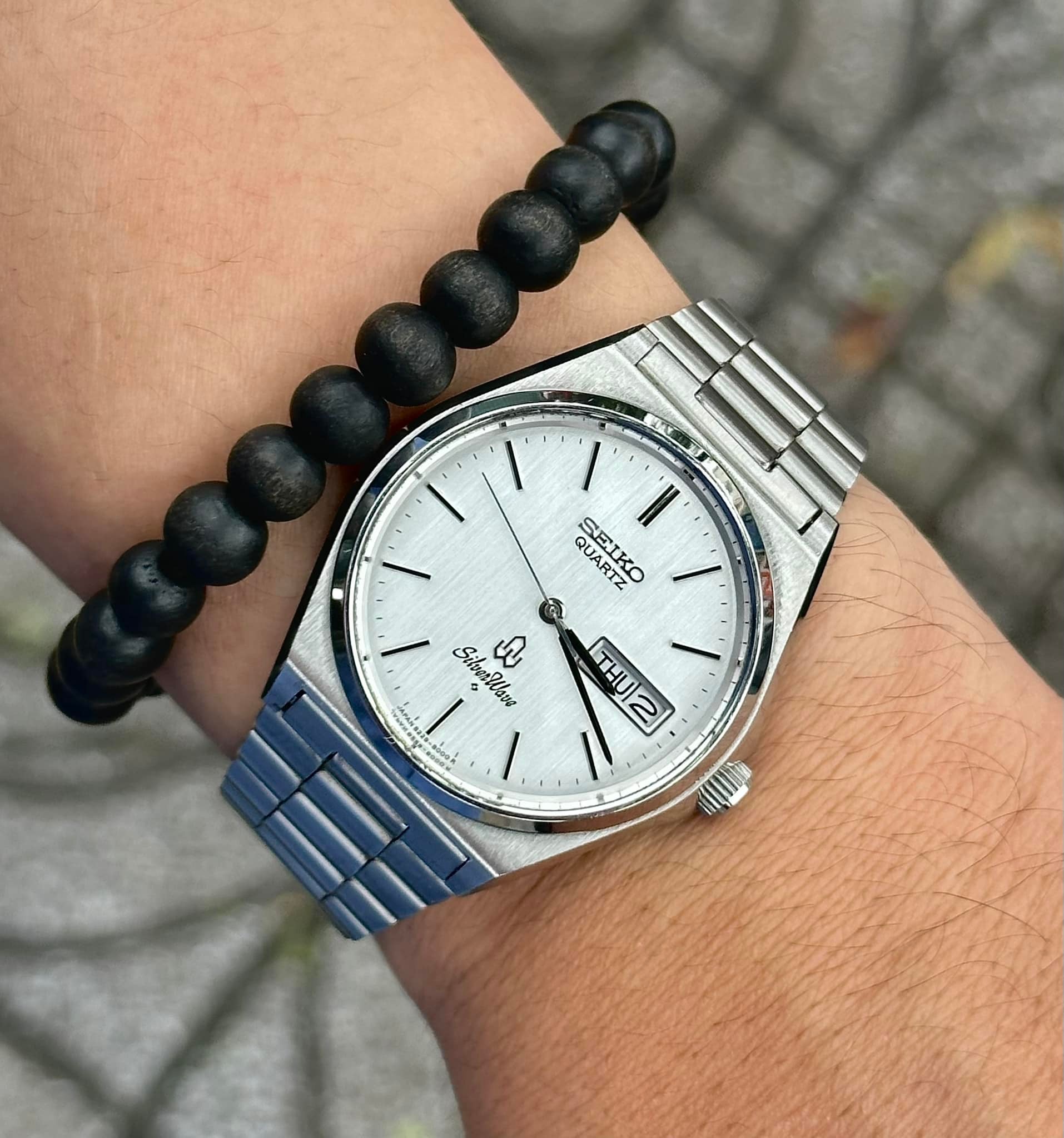 Seiko Silverware 8229-8000 Vintage 1980