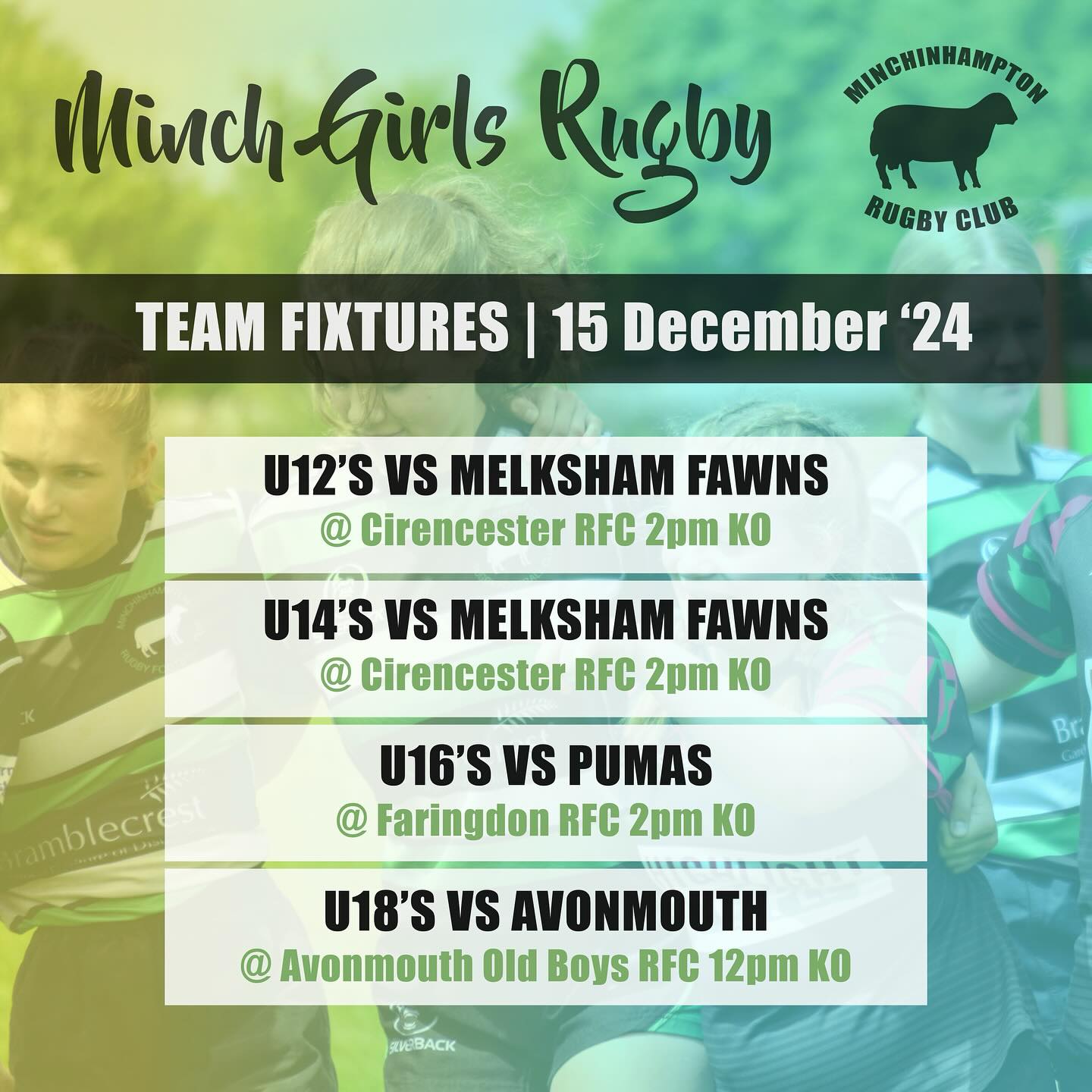 Minchinhampton RFC Girls