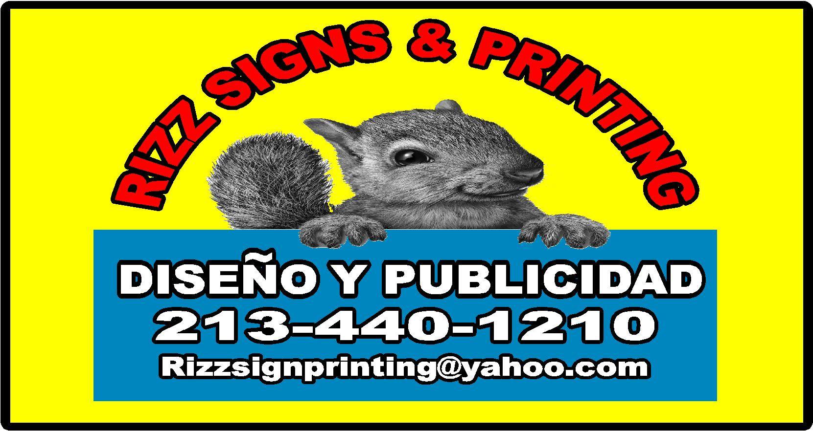 Rizz Sign & Printing | Los Angeles CA