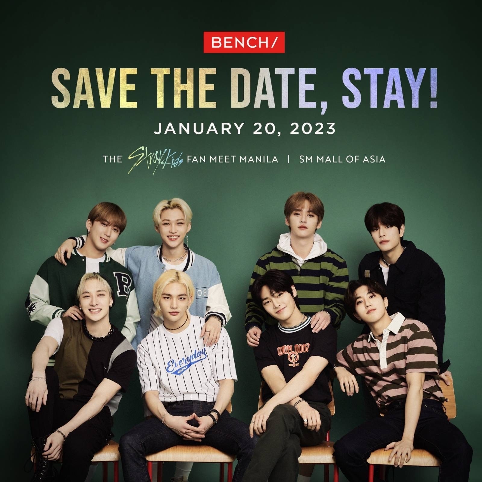 Stray Kids Fan Meet in Manila on Jan 20, 2023 at MOA Arena by BENCH