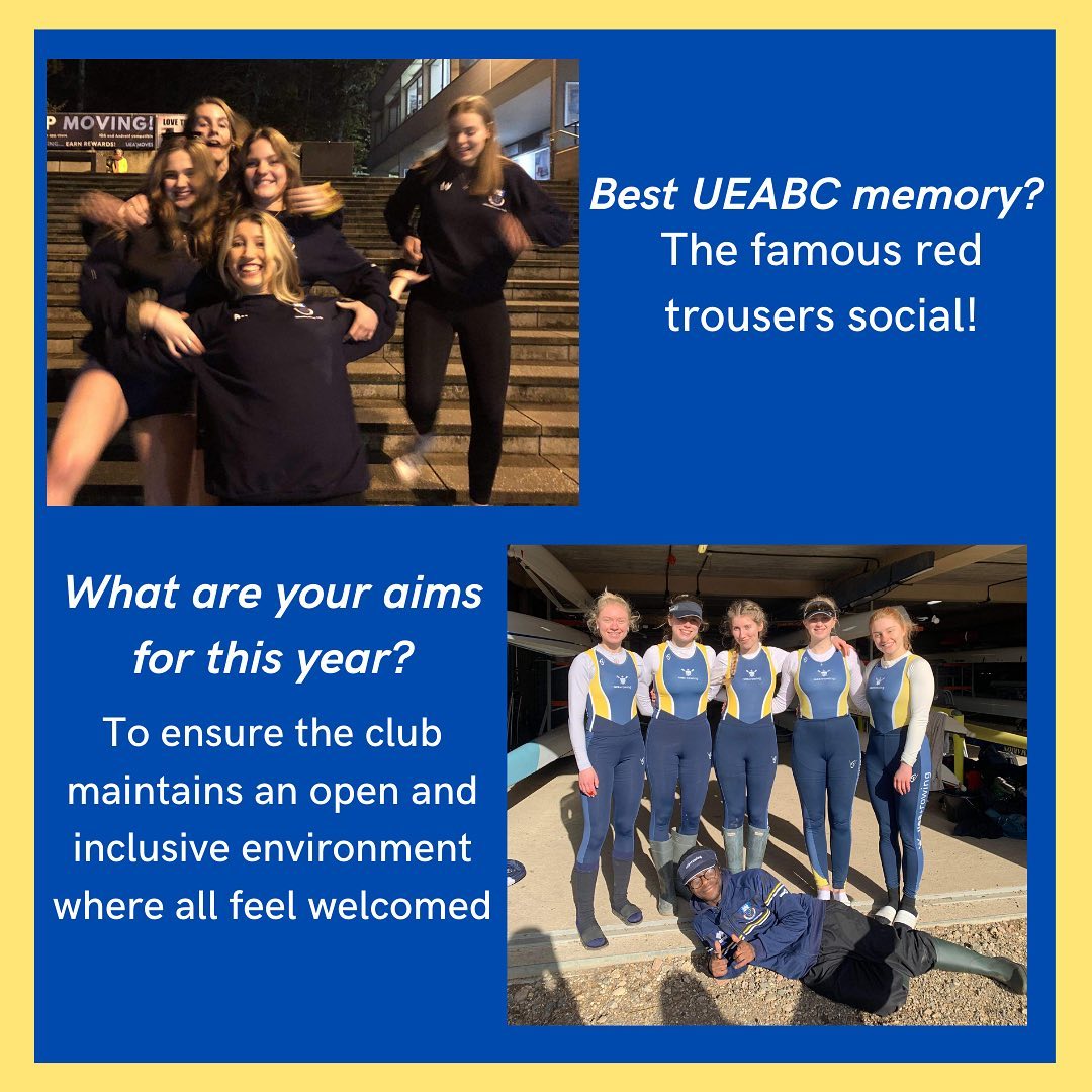 UEA Rowing - 💙Introducing Our Committee💛 Final part! Our...