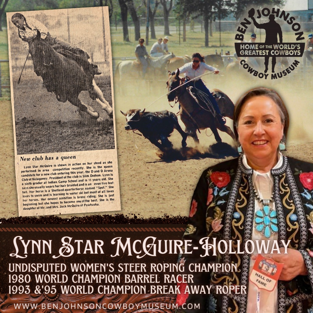 Legendary female roping... - The Ben Johnson Cowboy Museum | Facebook