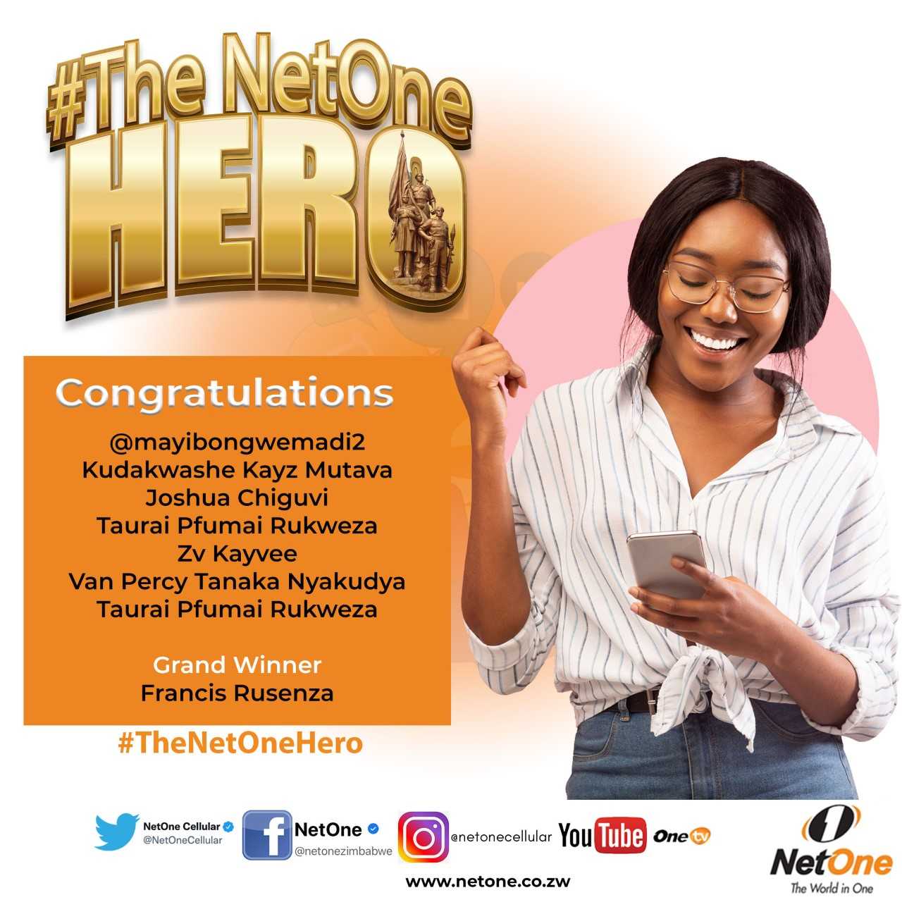 NetOne - Winners Alert! Congratulations to our lucky... | Facebook