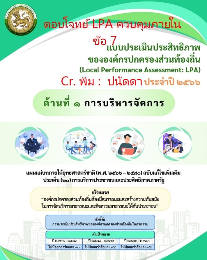 🏻#แนวทางตอบโจทย์ตัวชี้วัด ข้อ 7 เรื่อง ควบคุมภายใน (ข้อ4 ย่อย) #เลือก ...