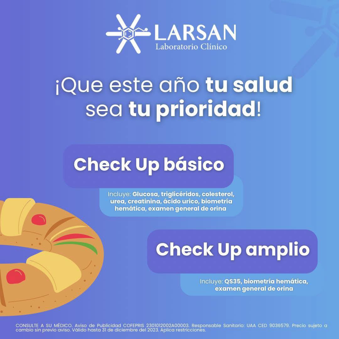 Larsan Laboratorio Clínico | Aguascalientes