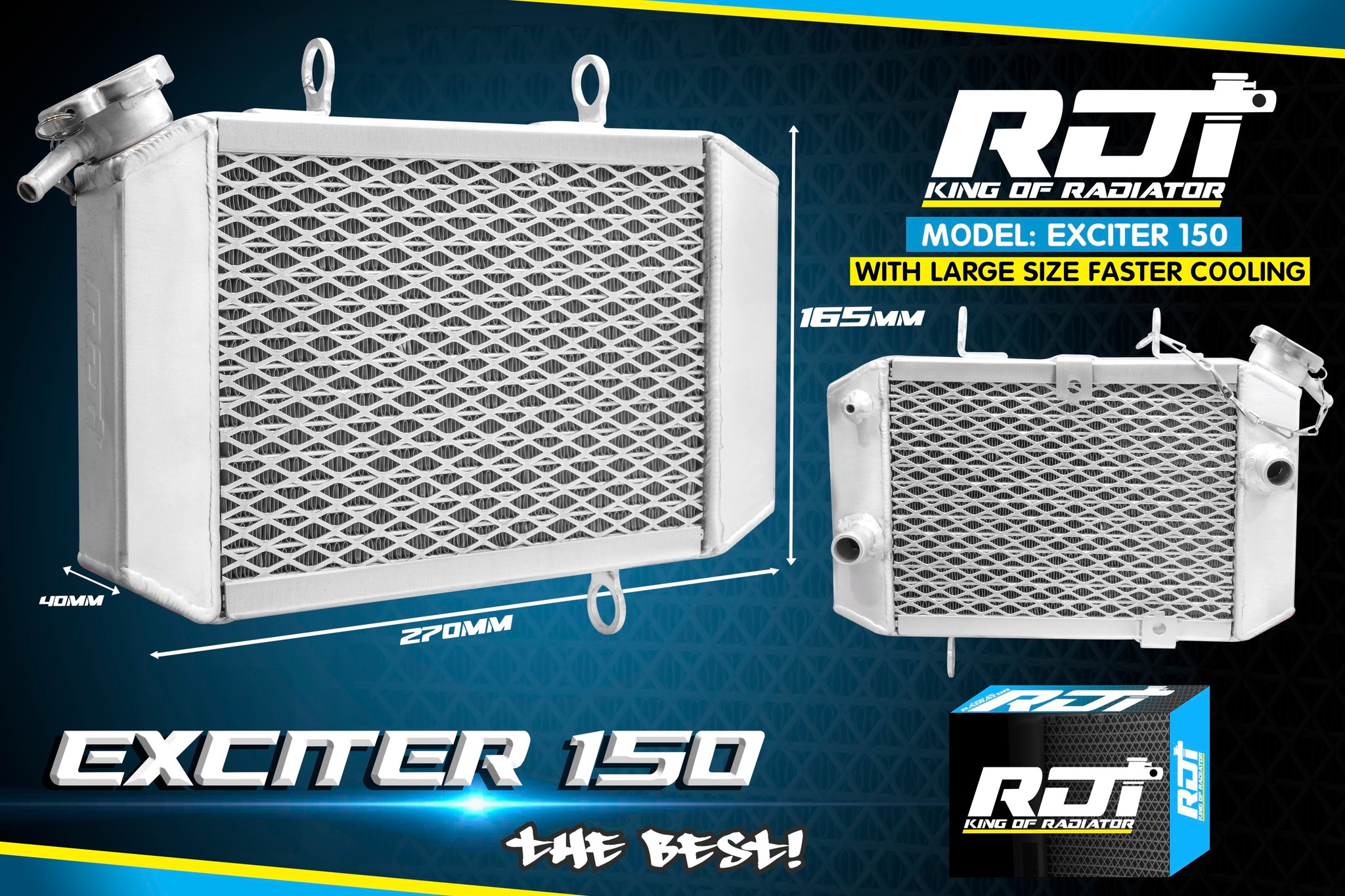 RDT - #KétNước #Radiator #RDT #Exciter150 #Y15ZR #MXKing ️KING OF ...