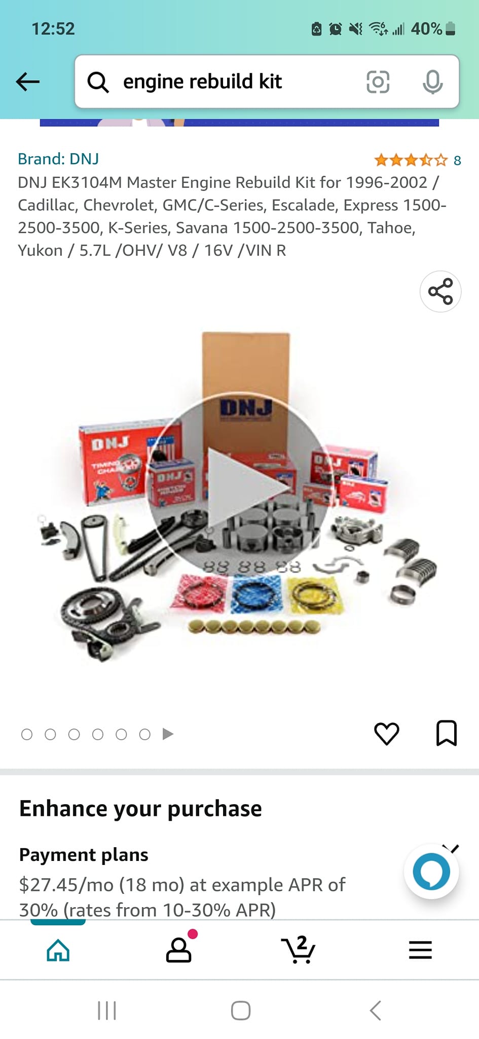 Head Gasket Set Bolts Kit Fits 87-95 Pontiac Firebird 5.7L V8 OHV 16v