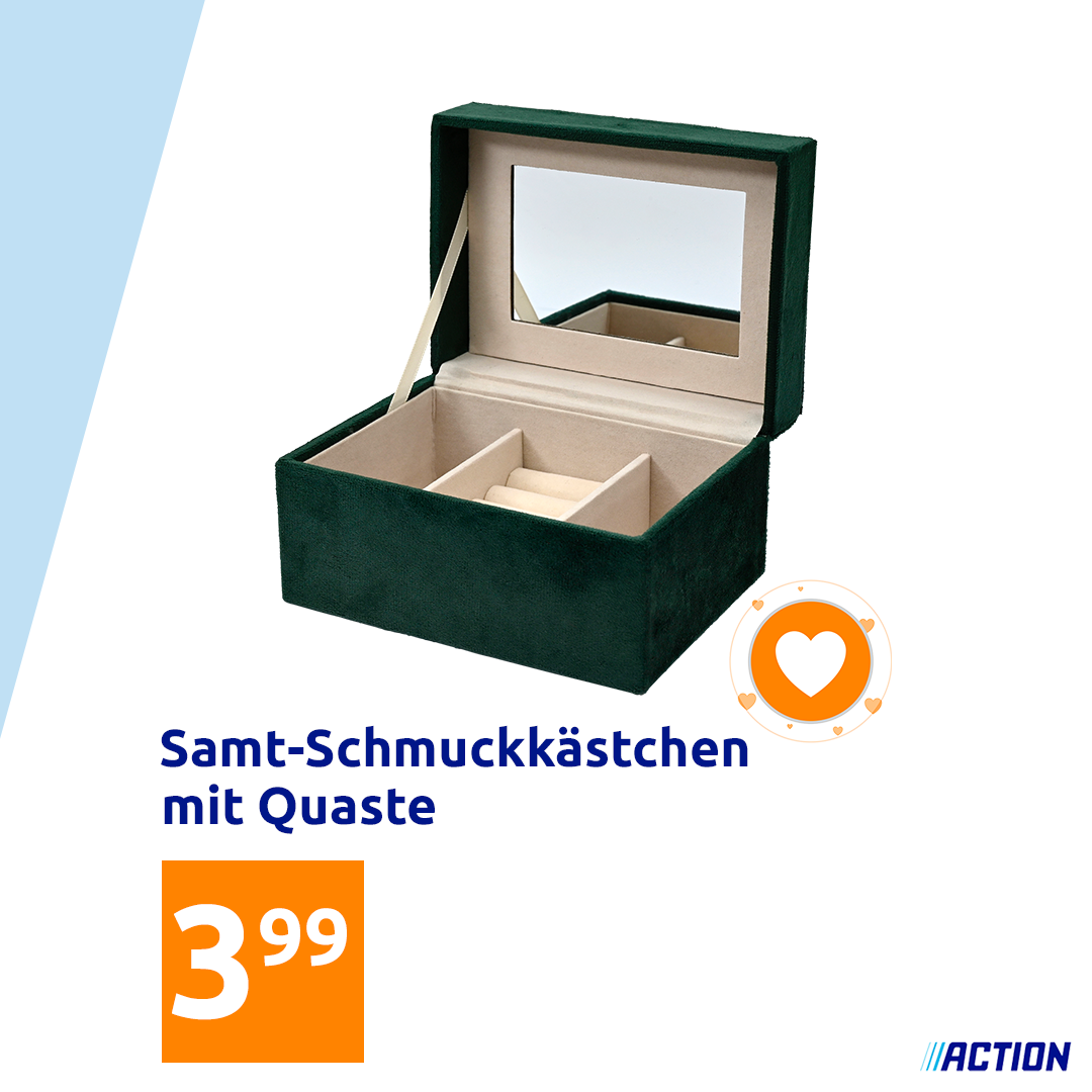 Bewahre deinen Schmuck in diesem stilvollen Samt-Schmuckkasten mit Spiegel auf. 💍✨ Hier ist Platz für deine hübschen Ringe, Ohrringe, Halsketten & Armbänder. 💕 https://rb.gy/md7utd