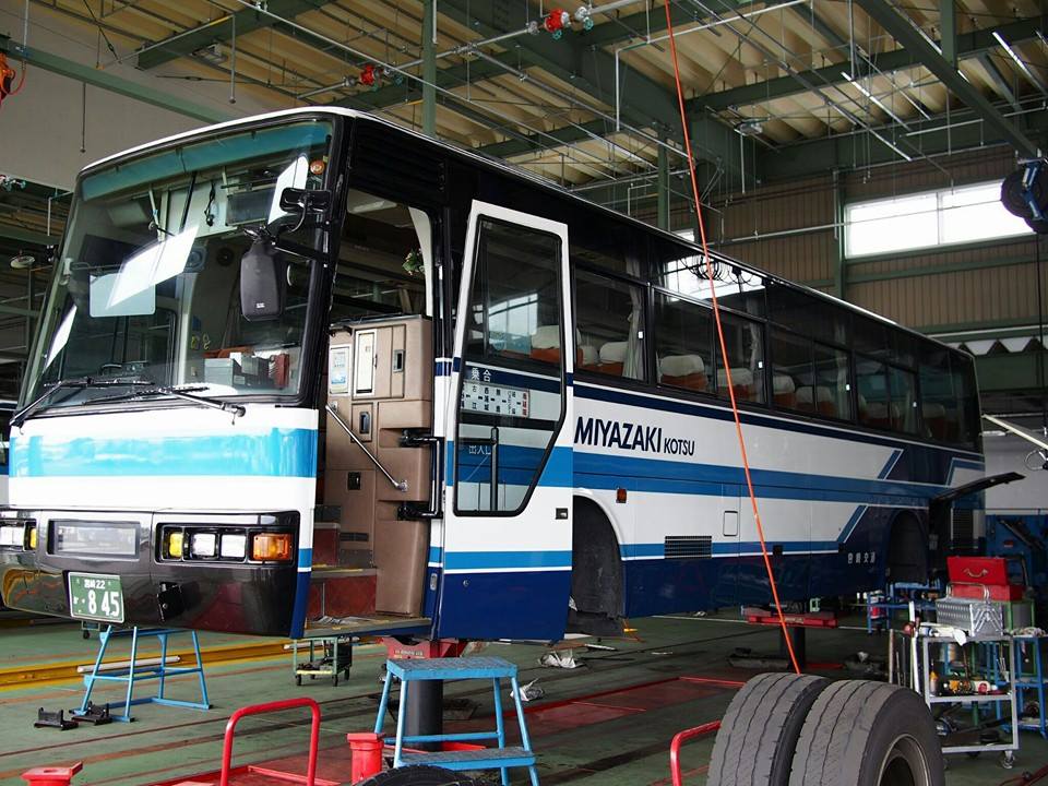 宮崎交通のバス - ☆845号車（富吉車庫） 富吉車庫から、こんにちは