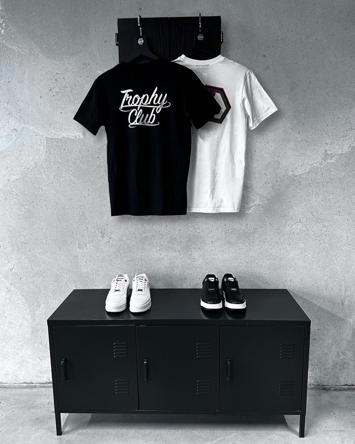 The new trophy club t-shirts and sneakers from balr are the 