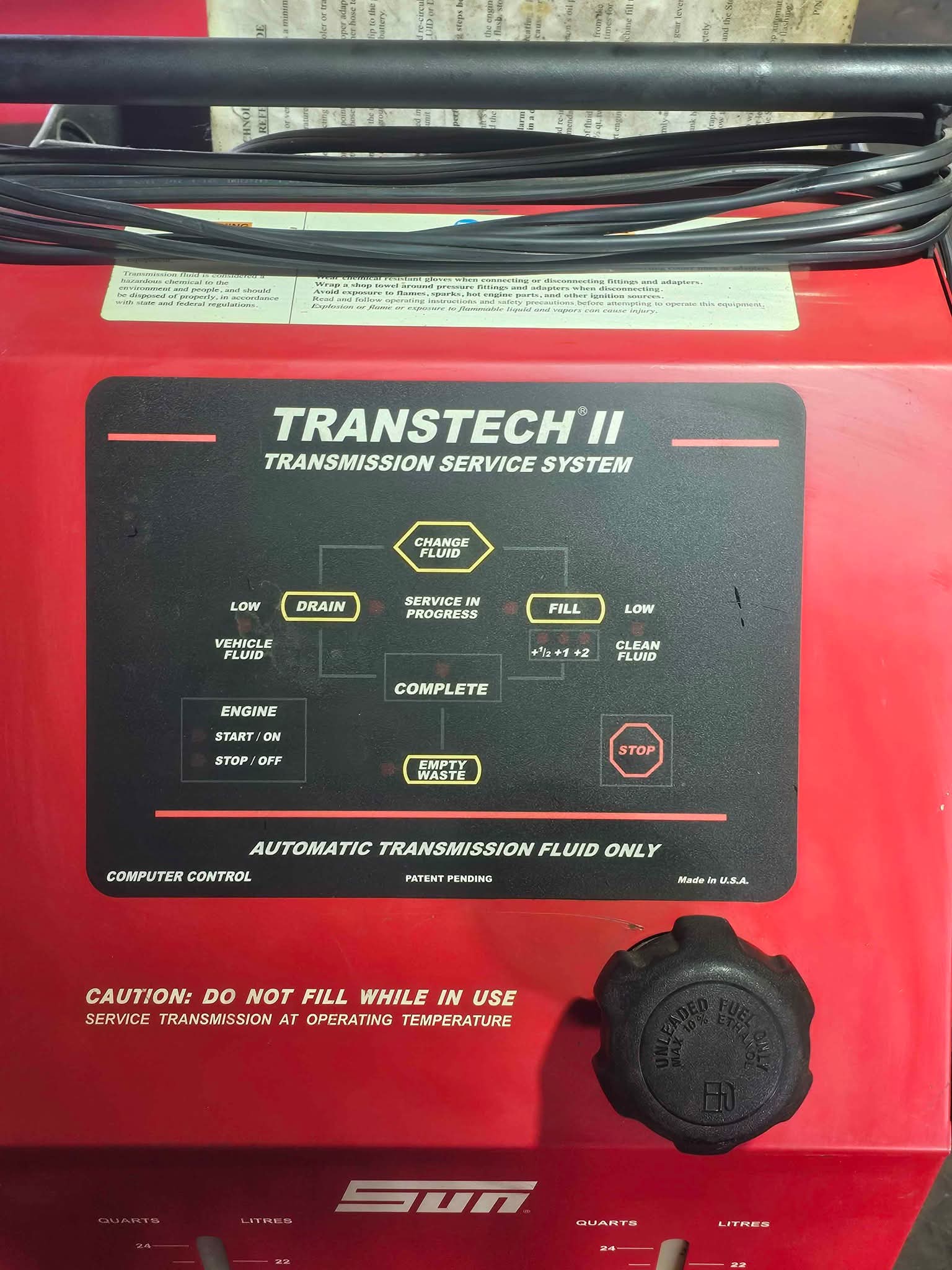 Transtech 2 II transmission flush machine - Measuring Tools & Sensors ...