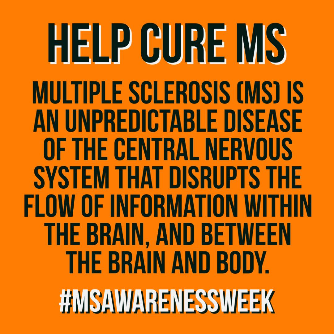 Help Cure MS - 🧡MS AWARENESS WEEK🧡 Please join our team... | Facebook