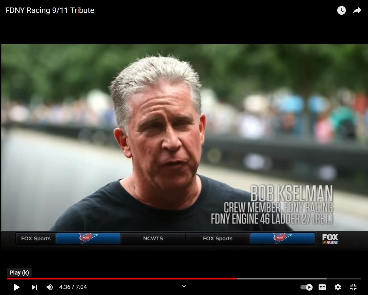 FDNY - MEET FDNY RACING TEAM MEMBER BOB KSELMAN Occupation: FDNY ...