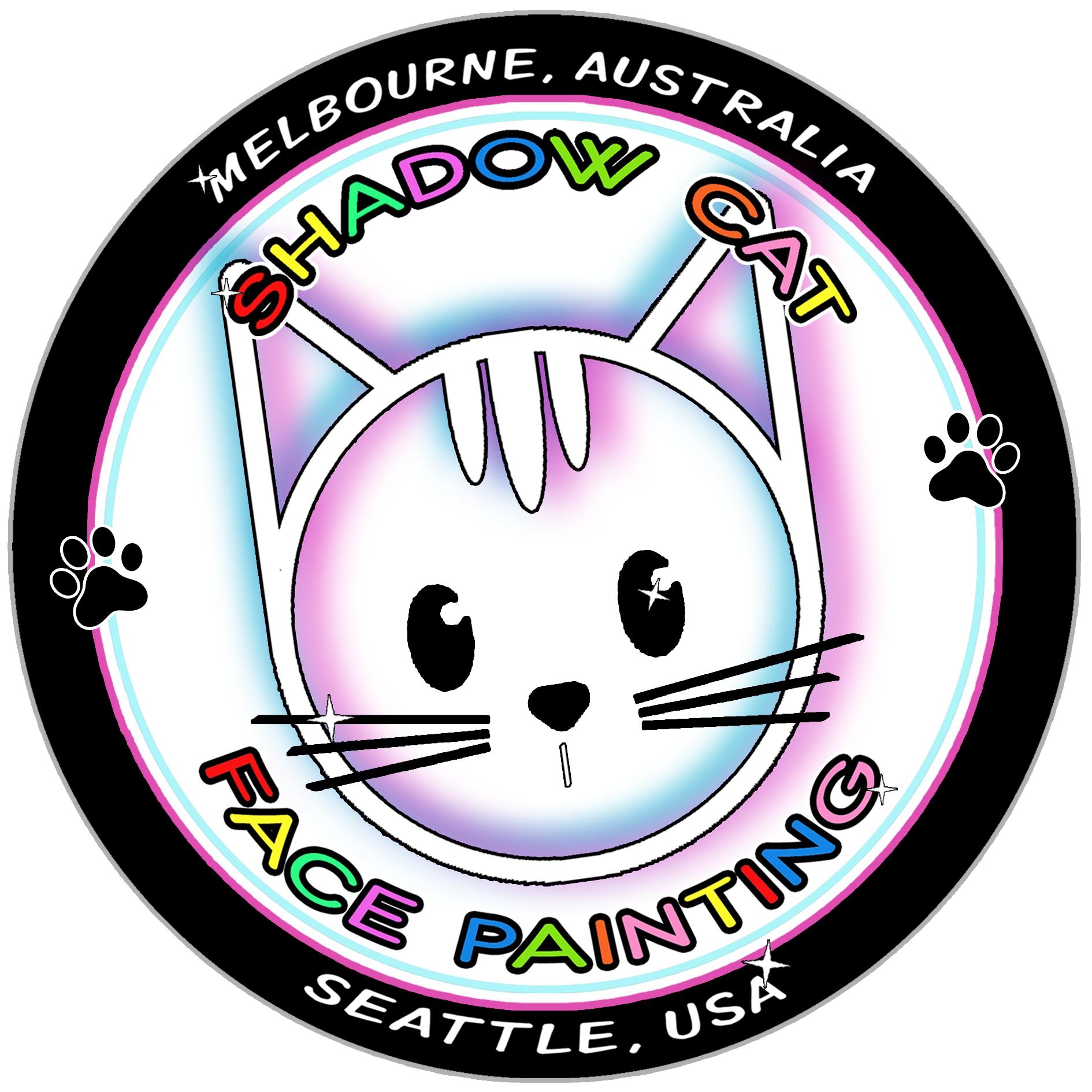 Shadow Cat Face Painting