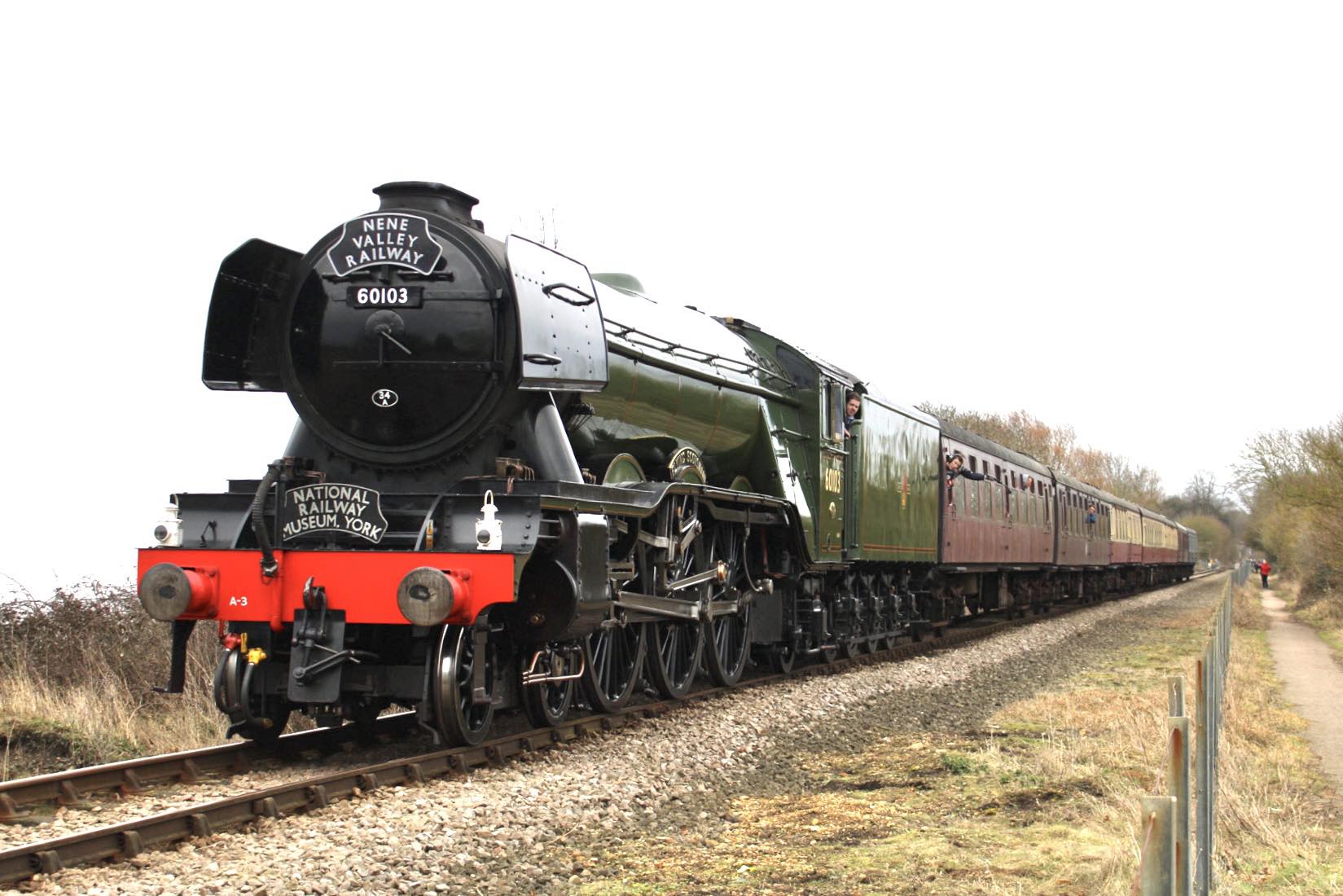 The Flying Scotsman, A3 Class No. 60103 steam locomotive.