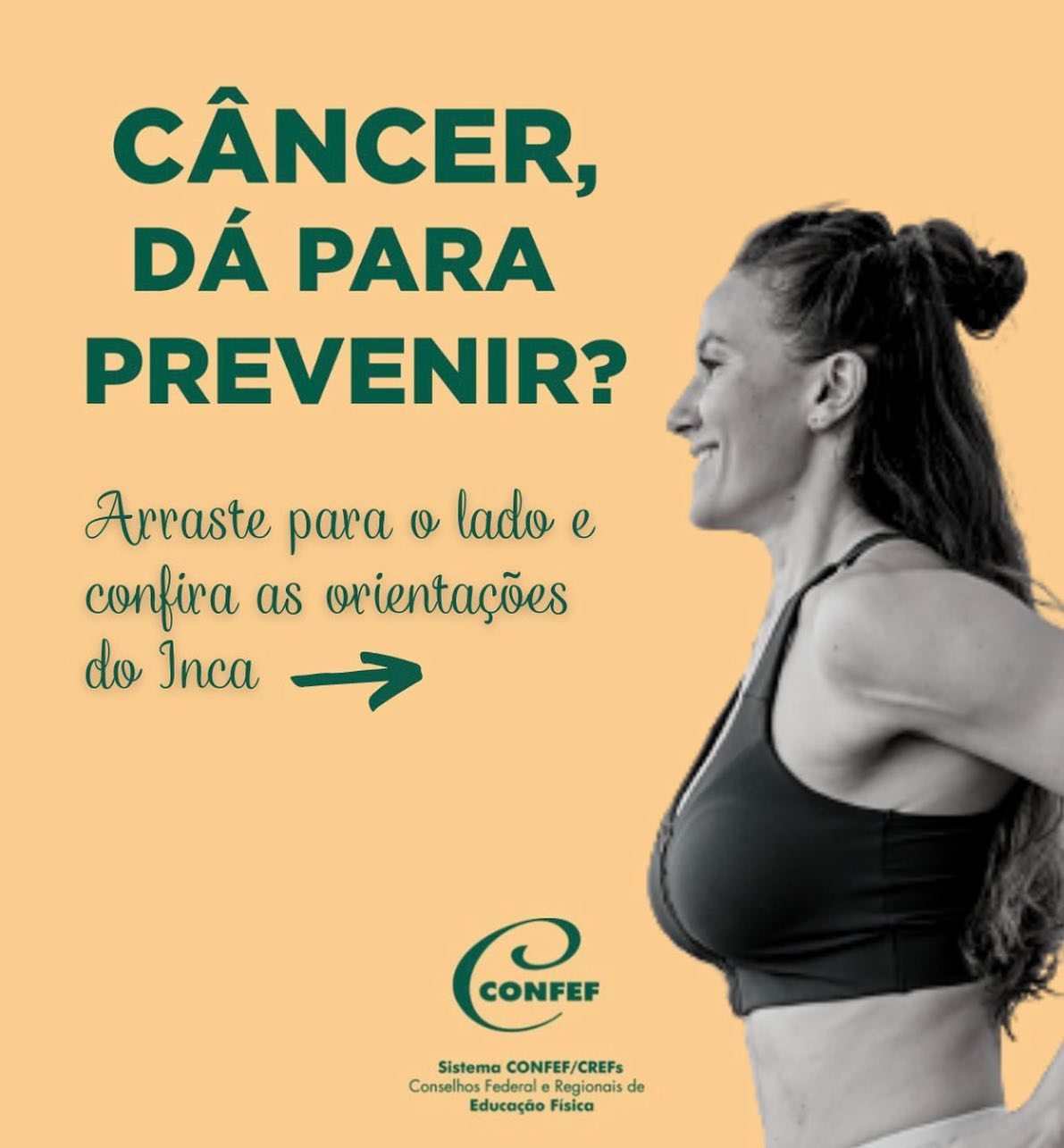 Câncer, dá... - Conselho Federal de Educação Física - CONFEF | Facebook