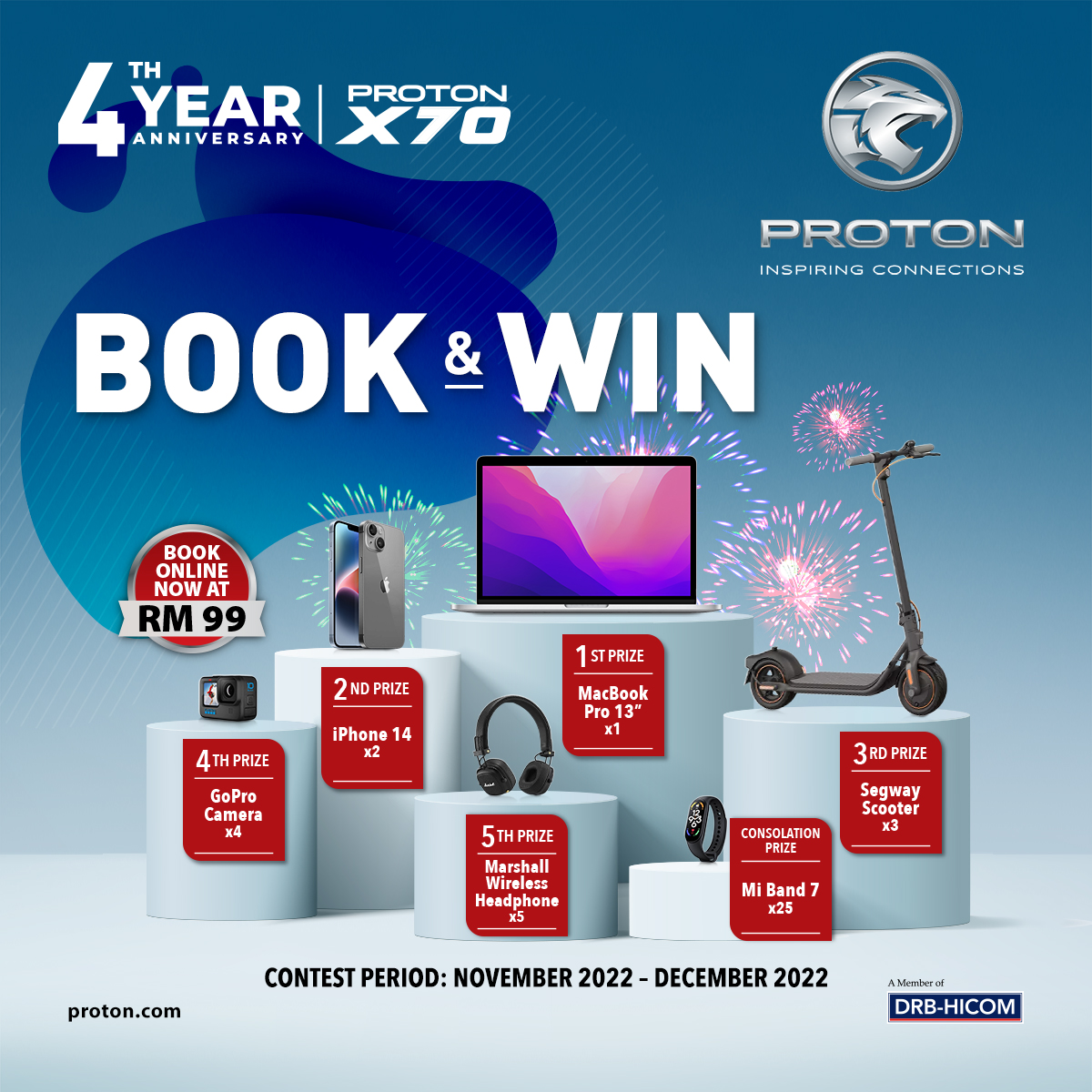 Proton Cars - It's time to book a PROTON X70! To commemorate the 4th ...