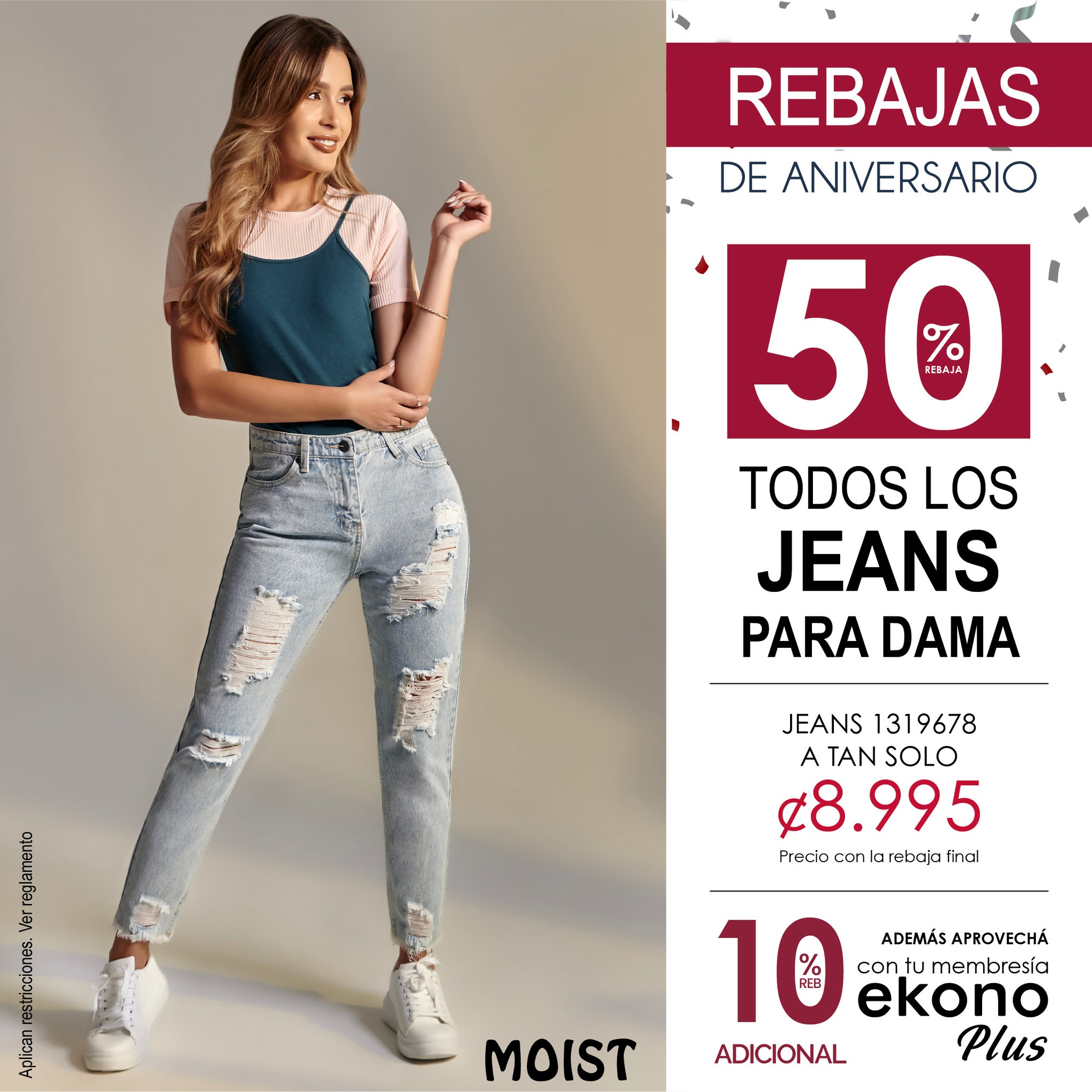 Tiendas Ekono - ¡Diferentes estilos y colores en jeans!😍 ️... | Facebook