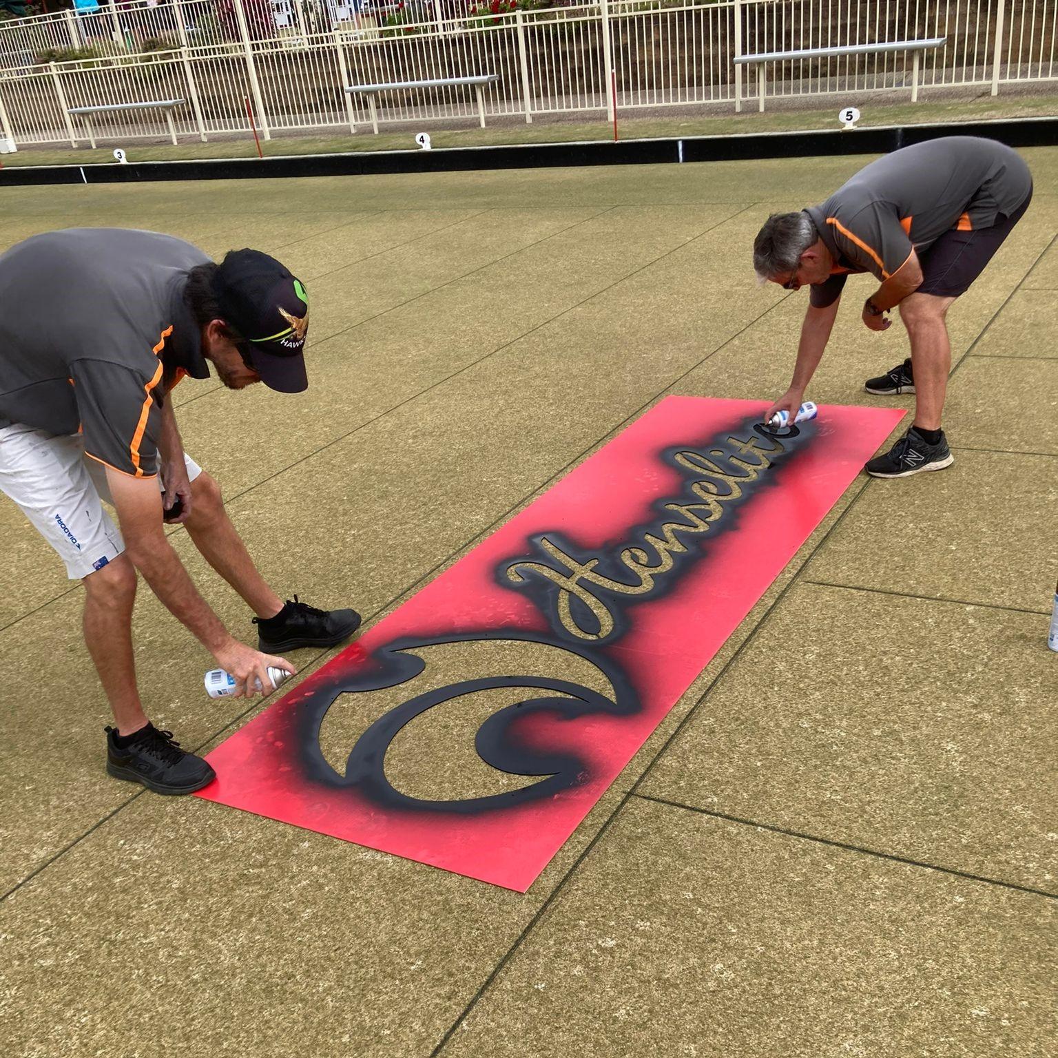 Henselite - The final green preparations are underway for...