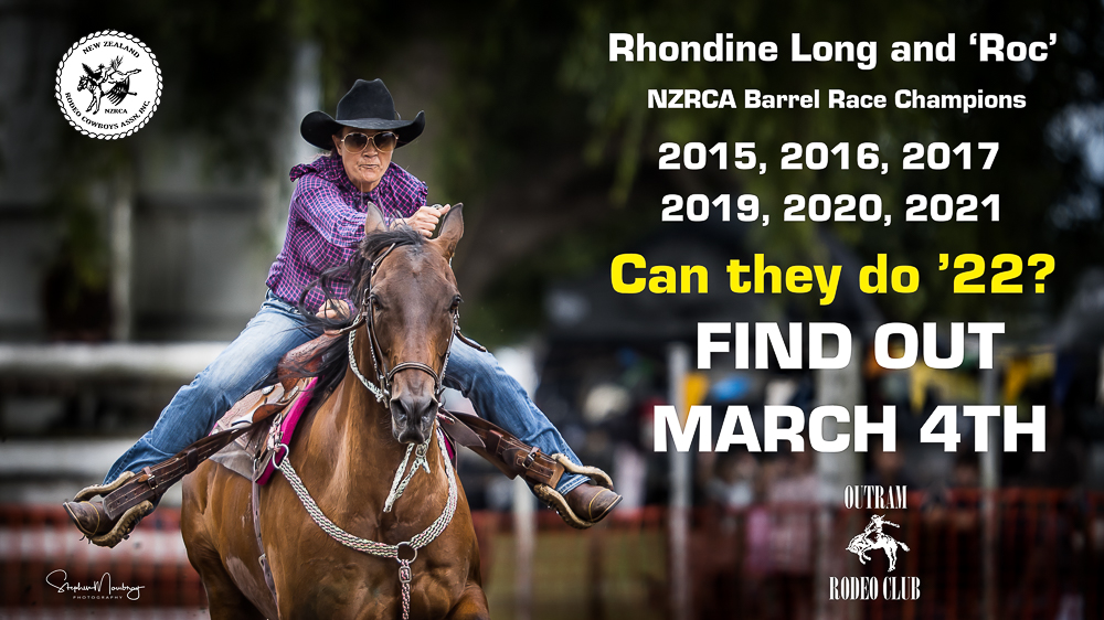 Outram - 𝟯𝟬 𝗗𝗔𝗬𝗦 𝗧𝗢 𝗡𝗘𝗪 𝗖𝗛𝗔𝗠𝗣𝗜𝗢𝗡𝗦! The Total Harvesting Ltd NZ Rodeo ...