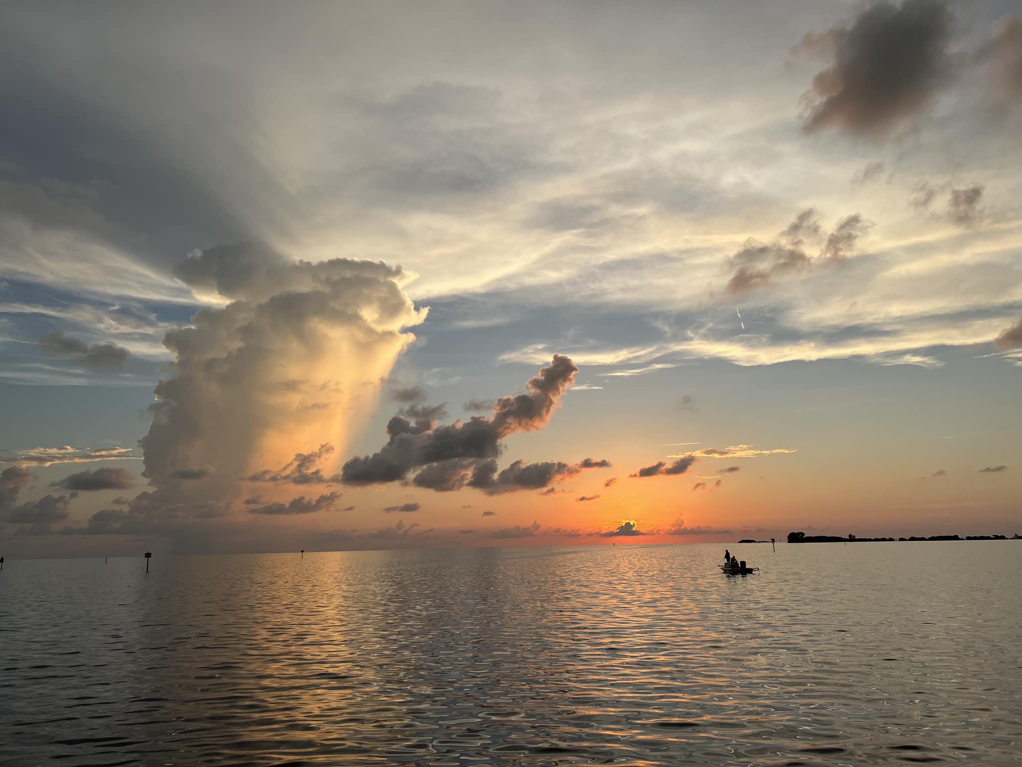 Fabulous photo of a sweet shelf cloud at Sunset Beach Saturday