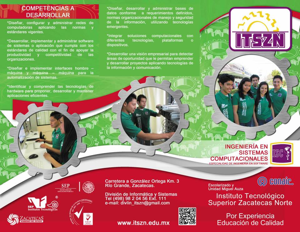 Difusión - Conoce nuestra Oferta Educativa Ingeniería Sistemas ...