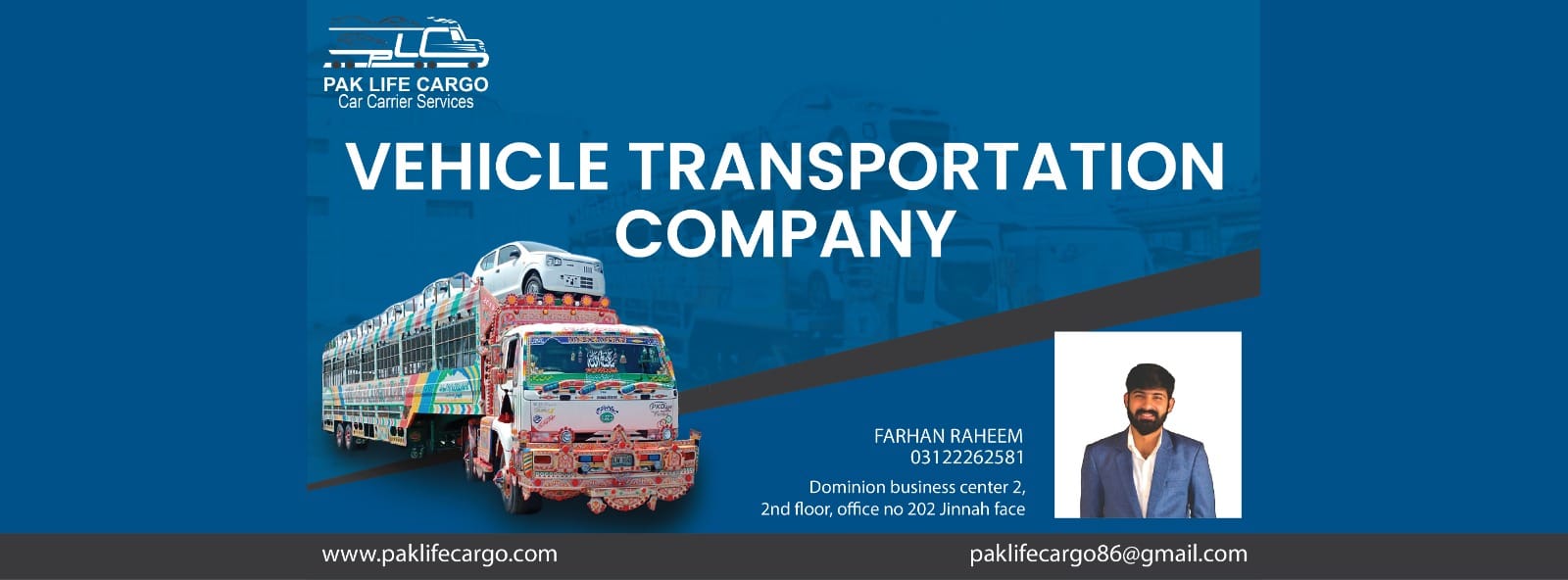 PAK LIFE CARGO & Car Carrier Network | Karachi