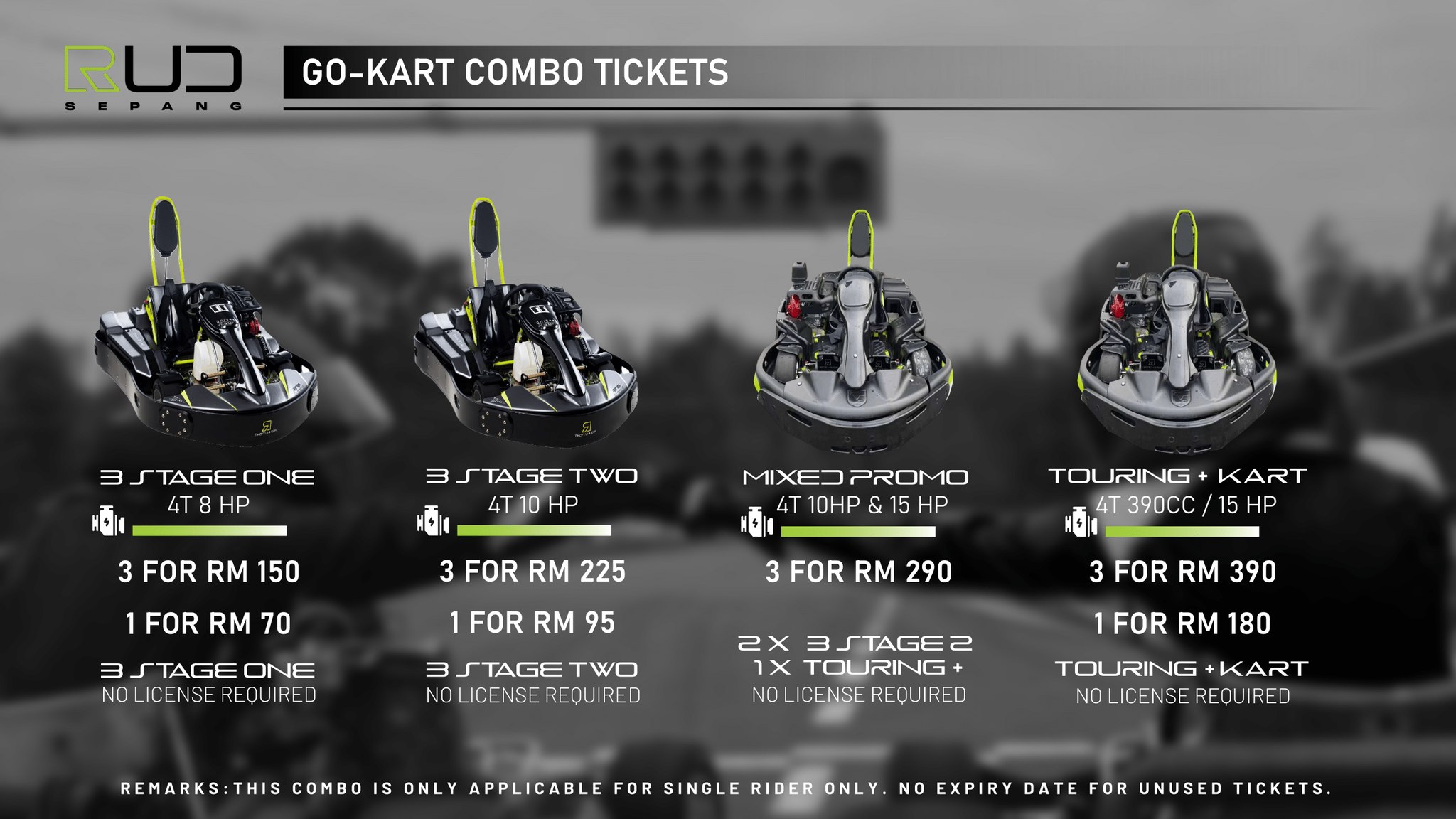 Our Products and Price List! - RUD Karting Sepang