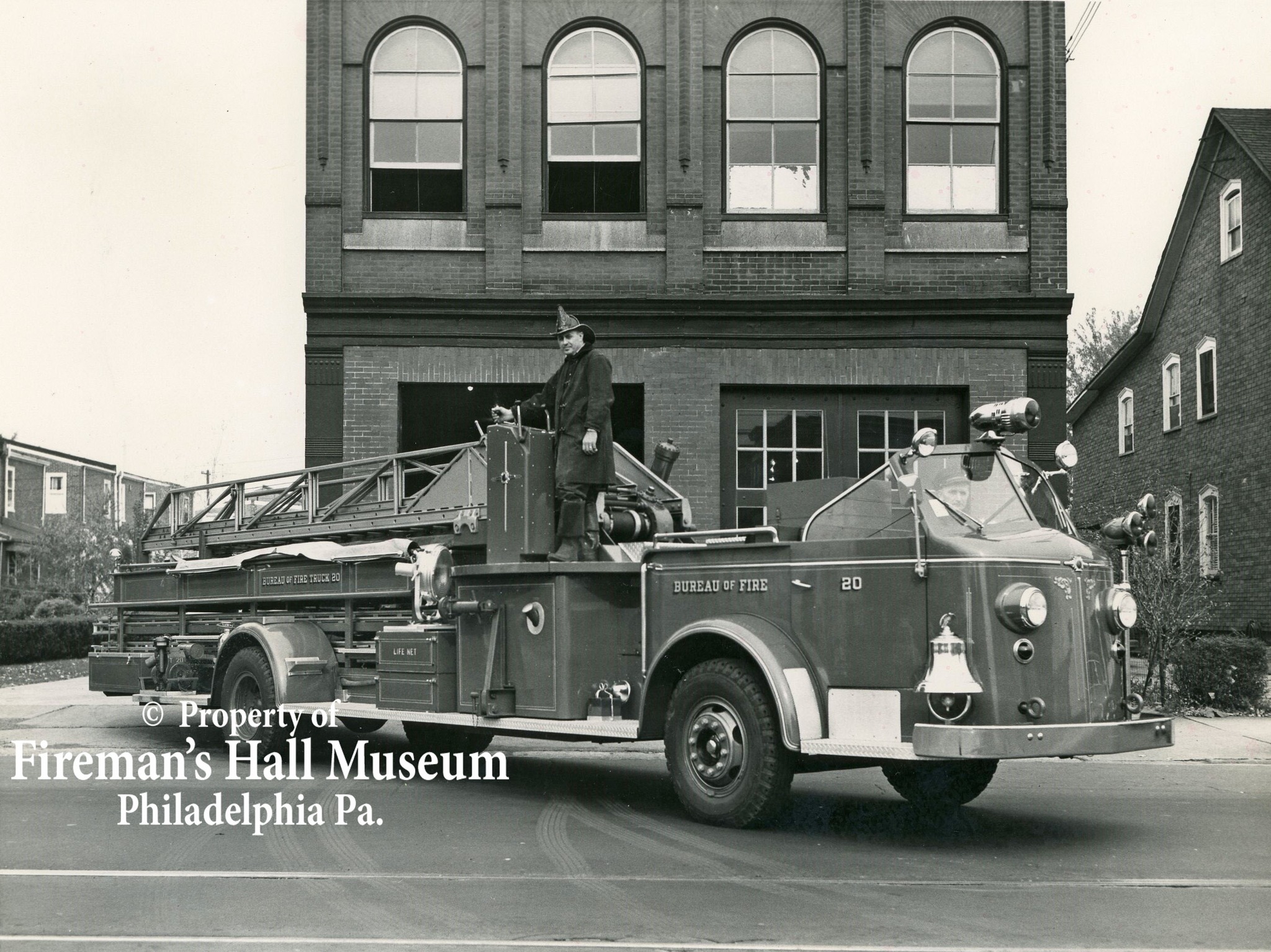America's Fire Engine book features tractor-drawn aerial ladders