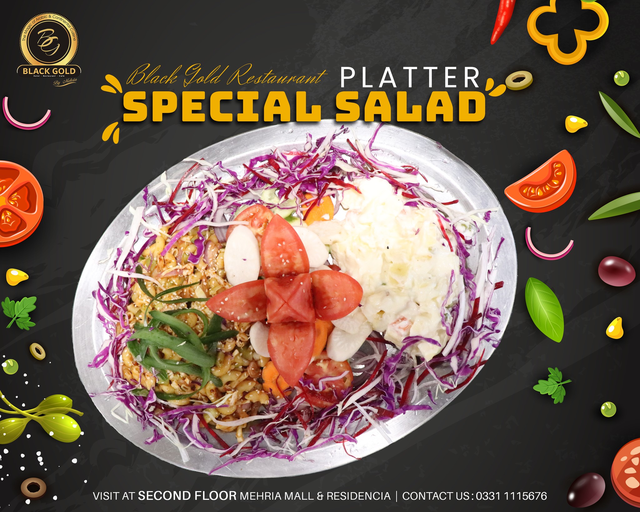 Black Gold - BLACKGOLD SPECIAL SALAD PLATTER Visit now... | Facebook