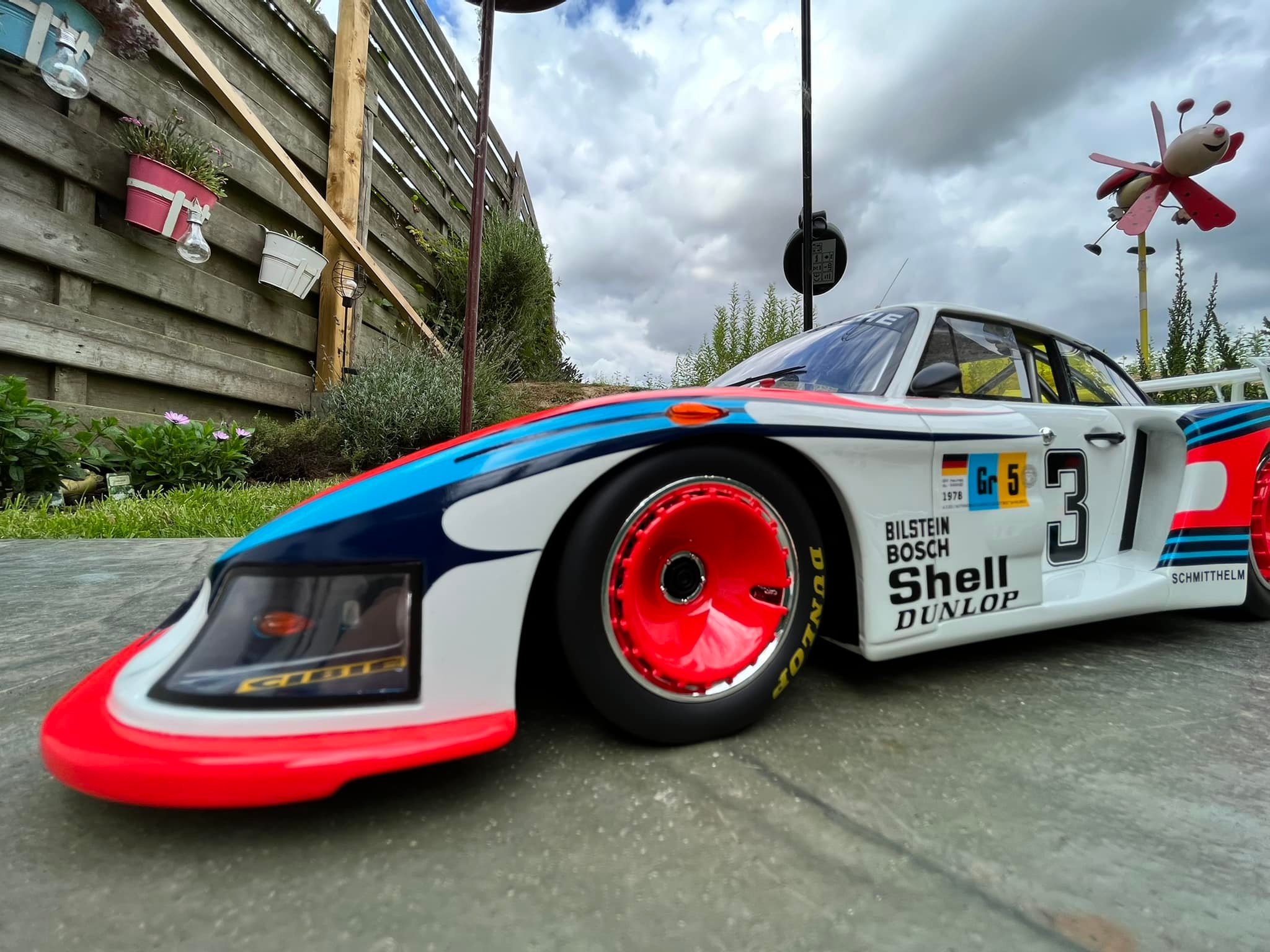 Porsche 935 1/12 Le Mans 1978 model on TYO2 chassis