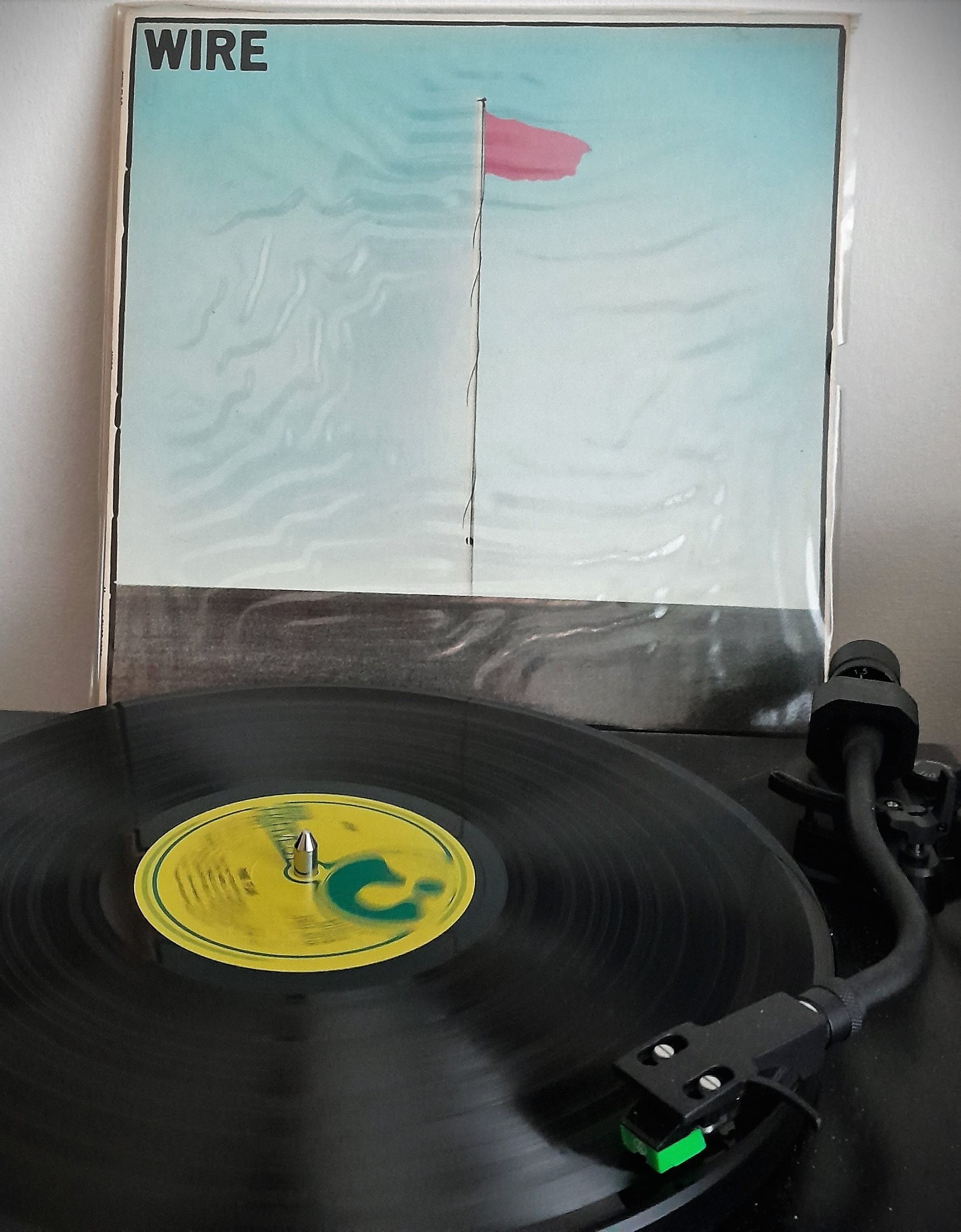 Found rare Wire Pink Flag album on vinyl