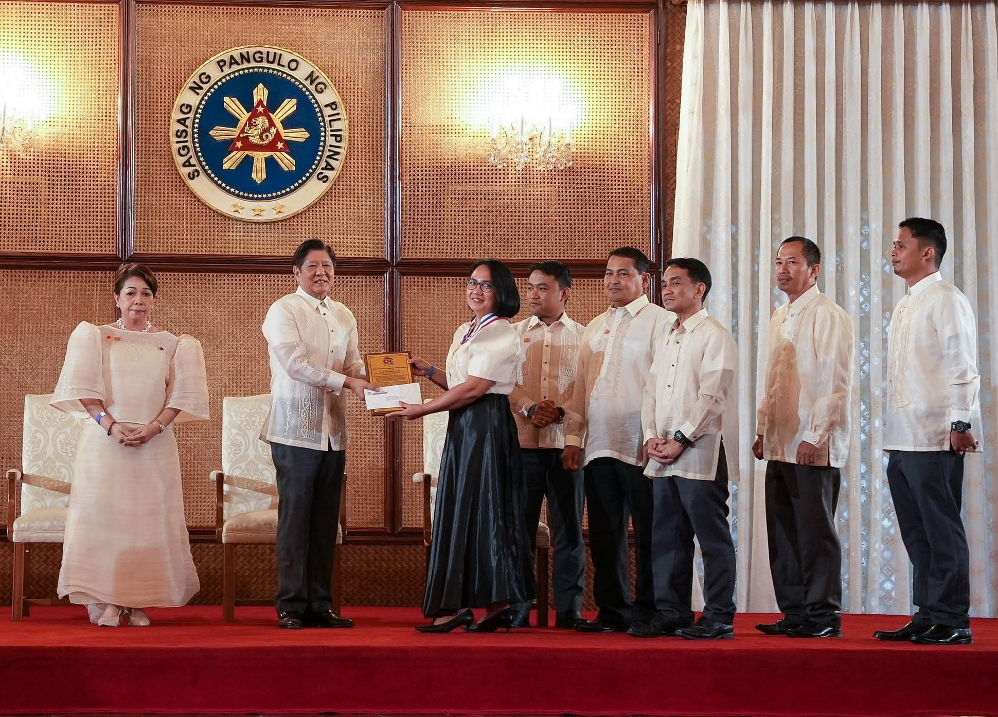 Philippine - President Ferdinand Romualdez Marcos Jr. confers the CSC ...