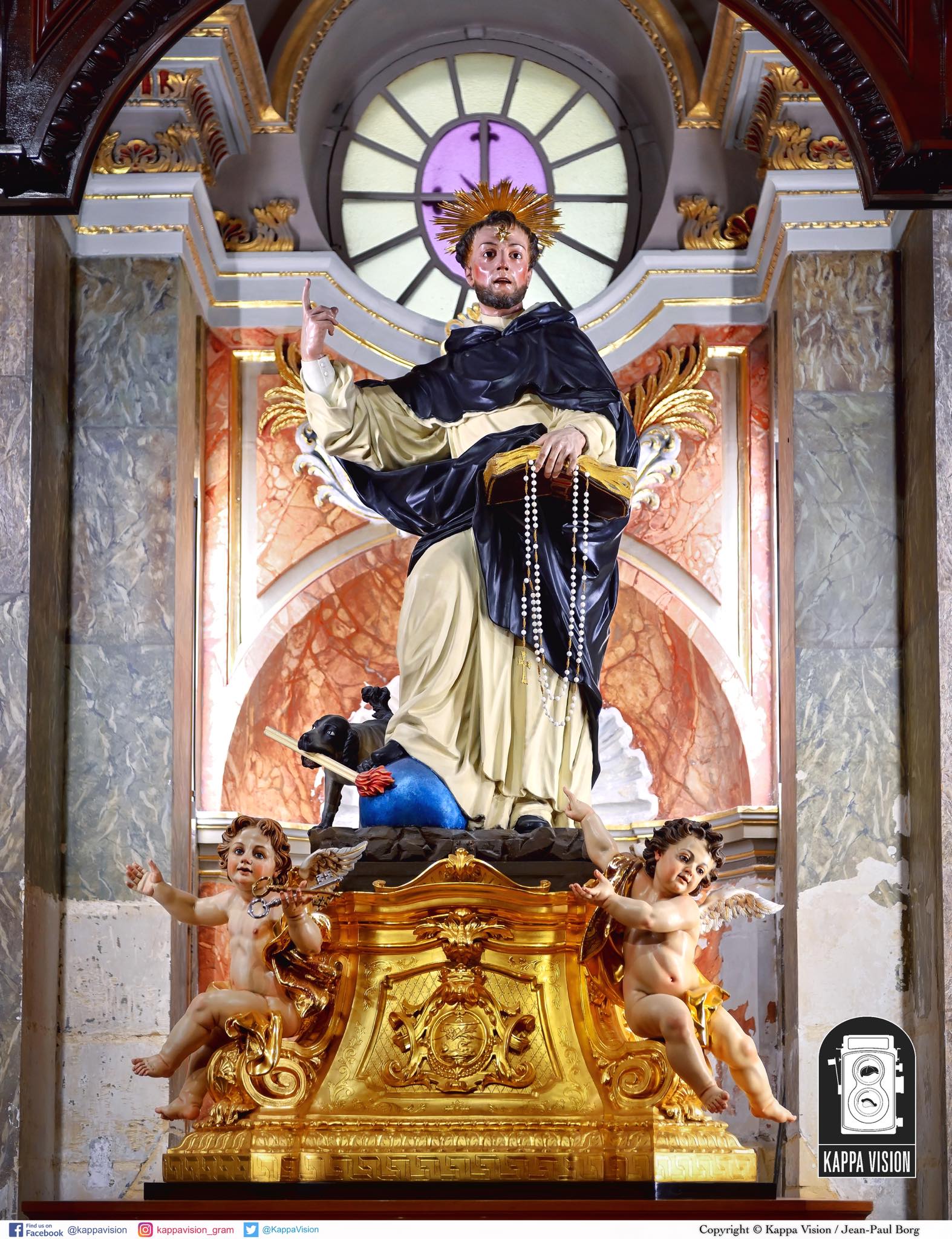 Kappa Vision - The titular statue of St. Dominic at the... | Facebook