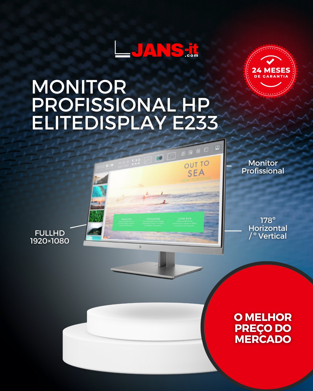 Monitor HP EliteDisplay E233... - JANS-it.com Portugal | Facebook