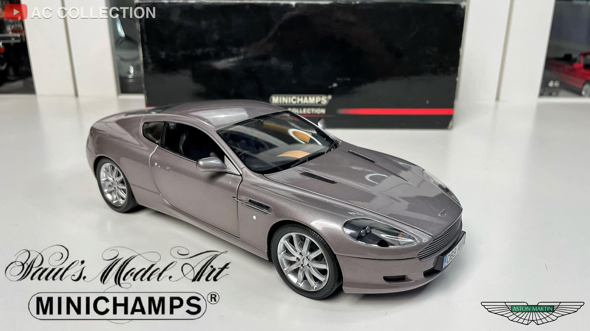 Aston Martin DB9 | detailed, fully openable diecast by Minichamps