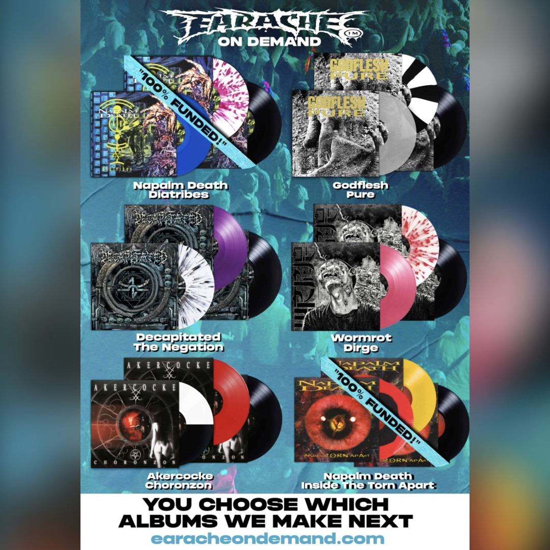On Demand CD release with Napalm Death and Carcass