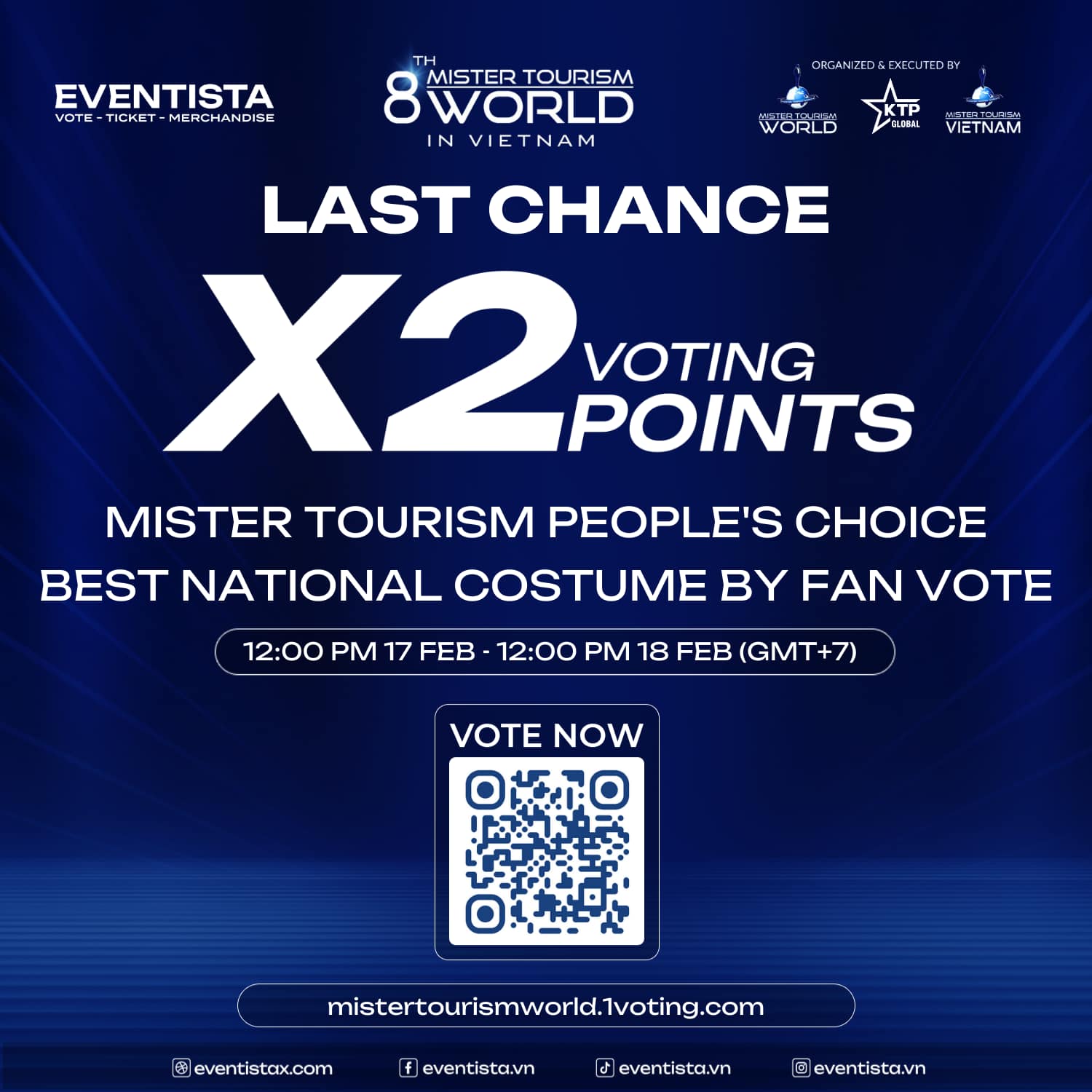 𝐌𝐈𝐒𝐓𝐄𝐑 - LAST 24-HOUR DOUBLE VOTING POINTS FOR 