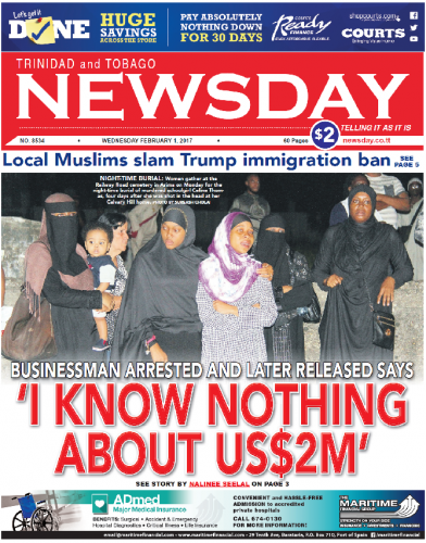 Trinidad - Santa Cruz businessman Ricky Ragoonanan last evening made it ...