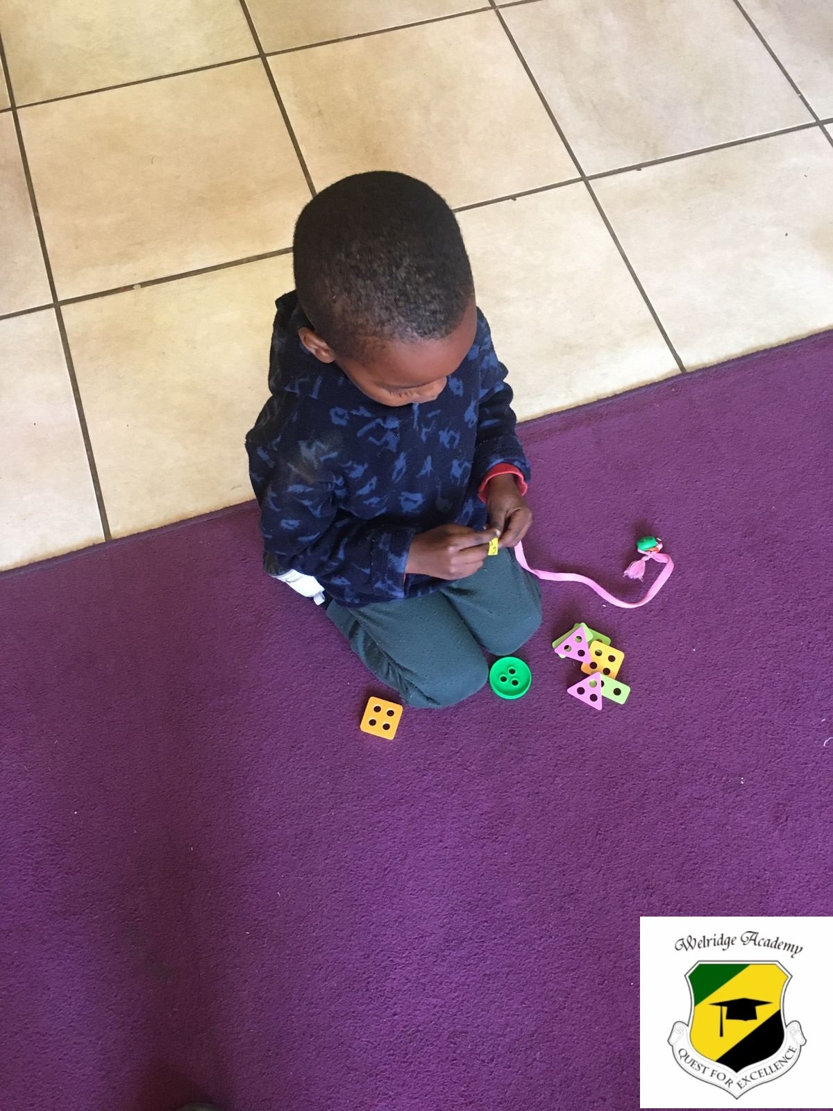 Our preschool worked on their fine... - Welridge Academy