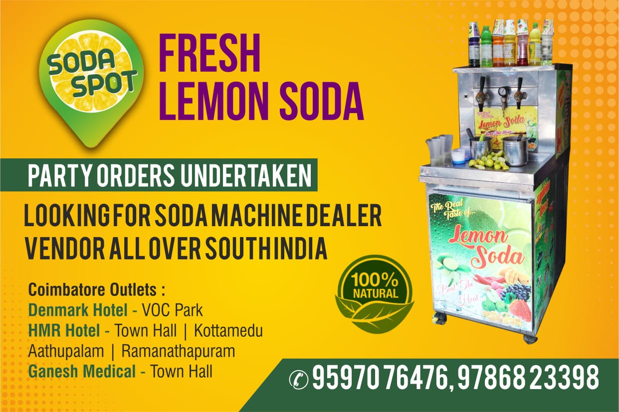 Lemon Soda Machine Coimbatore