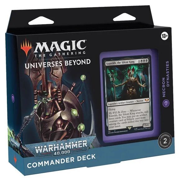 mtg necron commander deck upgrade Magic: The Gathering Universes Beyond: Warhammer 40,000  Dynasties : Toys & Games Necron Dynasties | Quick Precon