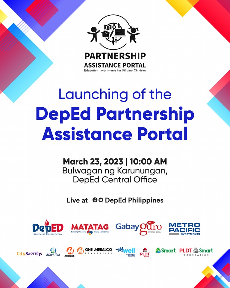 DepEd - The Department of Education, through its External Partnerships ...